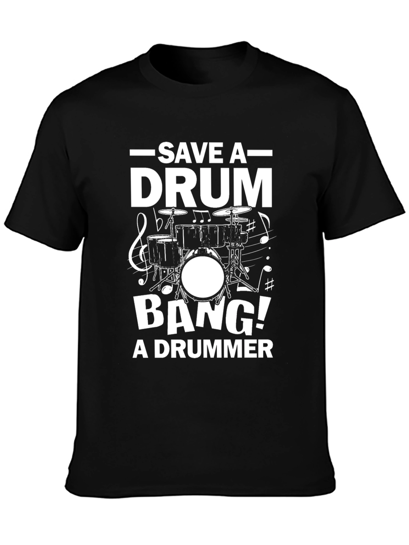 Save a Drum Bang a Drummer T-Shirt