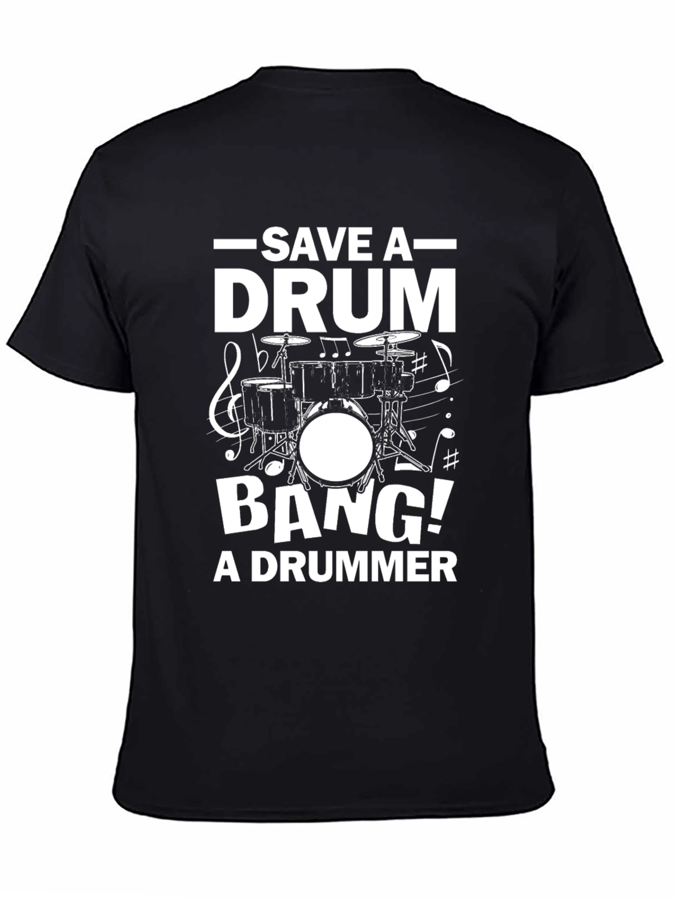 Save a Drum Bang a Drummer T-Shirt