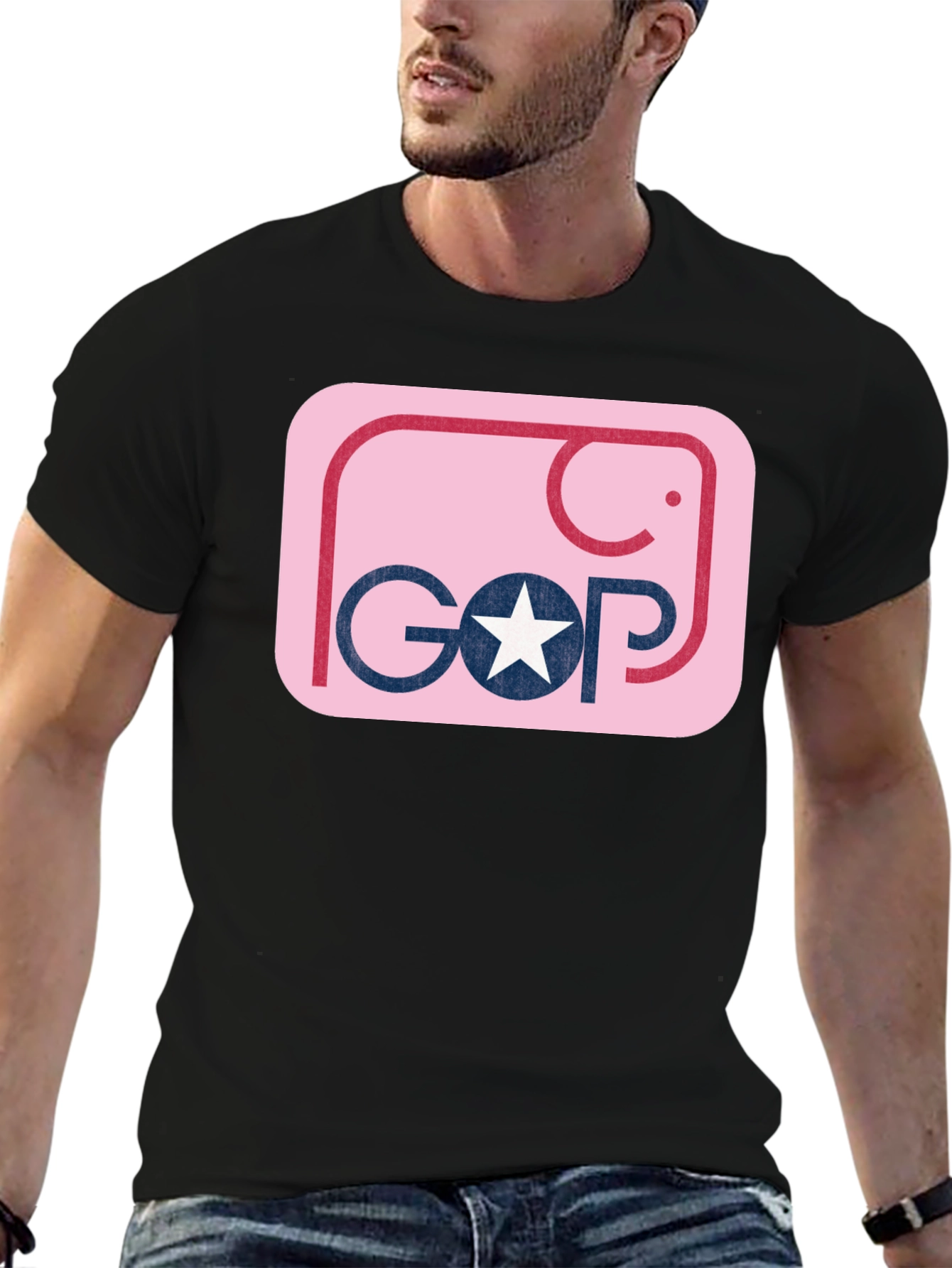 GOP Elephant Graphic T-Shirt - Political Tee