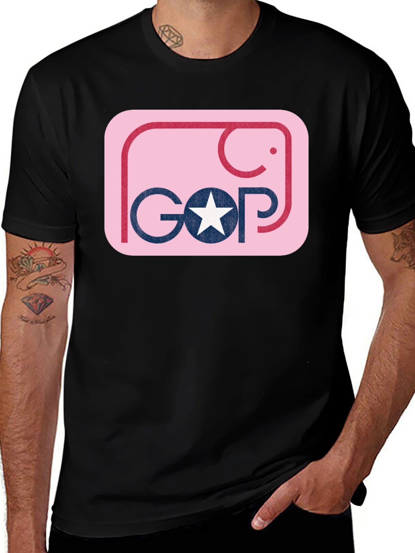 GOP Elephant Graphic T-Shirt - Political Tee