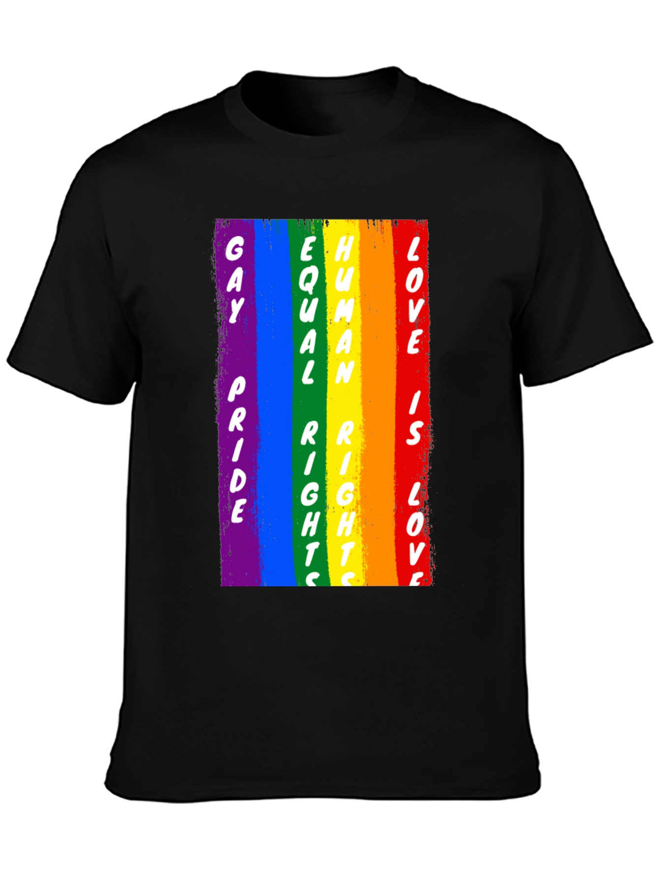 Gay Pride Human Rights Love Rainbow T-Shirt