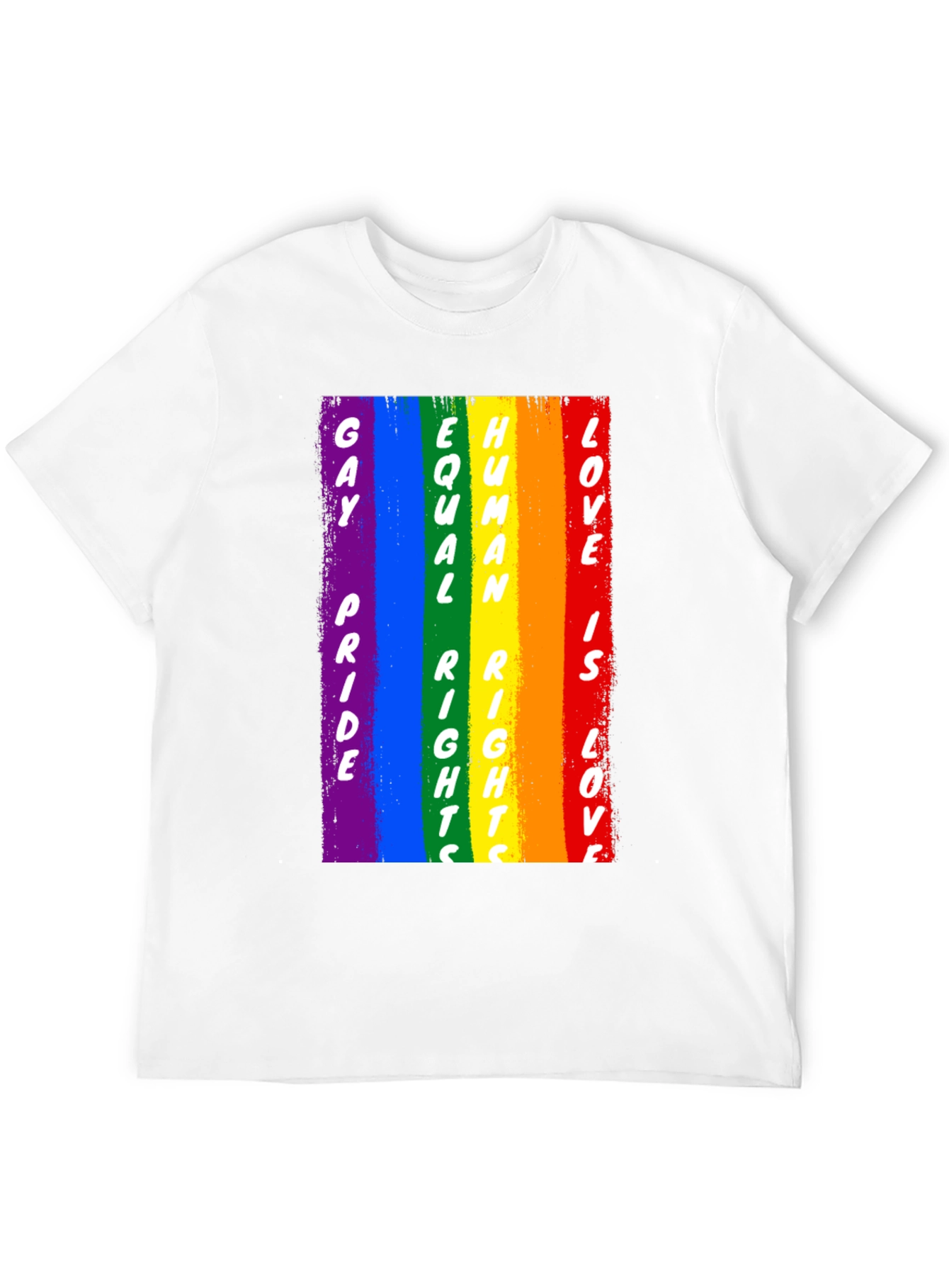 Gay Pride Human Rights Love Rainbow T-Shirt