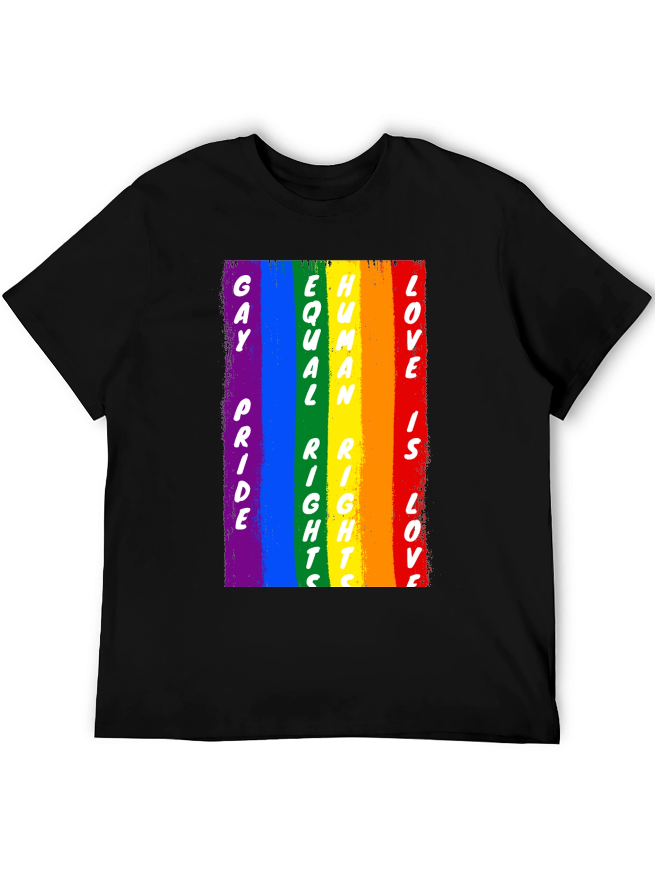 Gay Pride Human Rights Love Rainbow T-Shirt