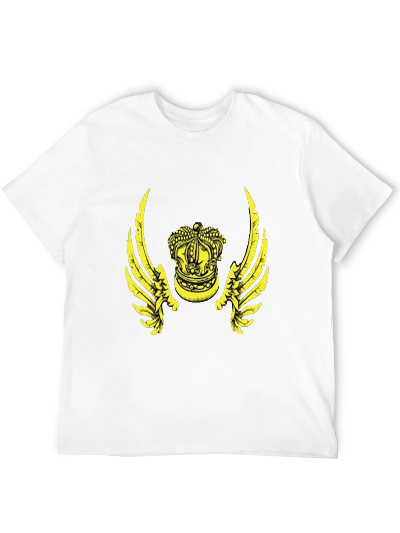 Winged Crown Black Graphic Tee