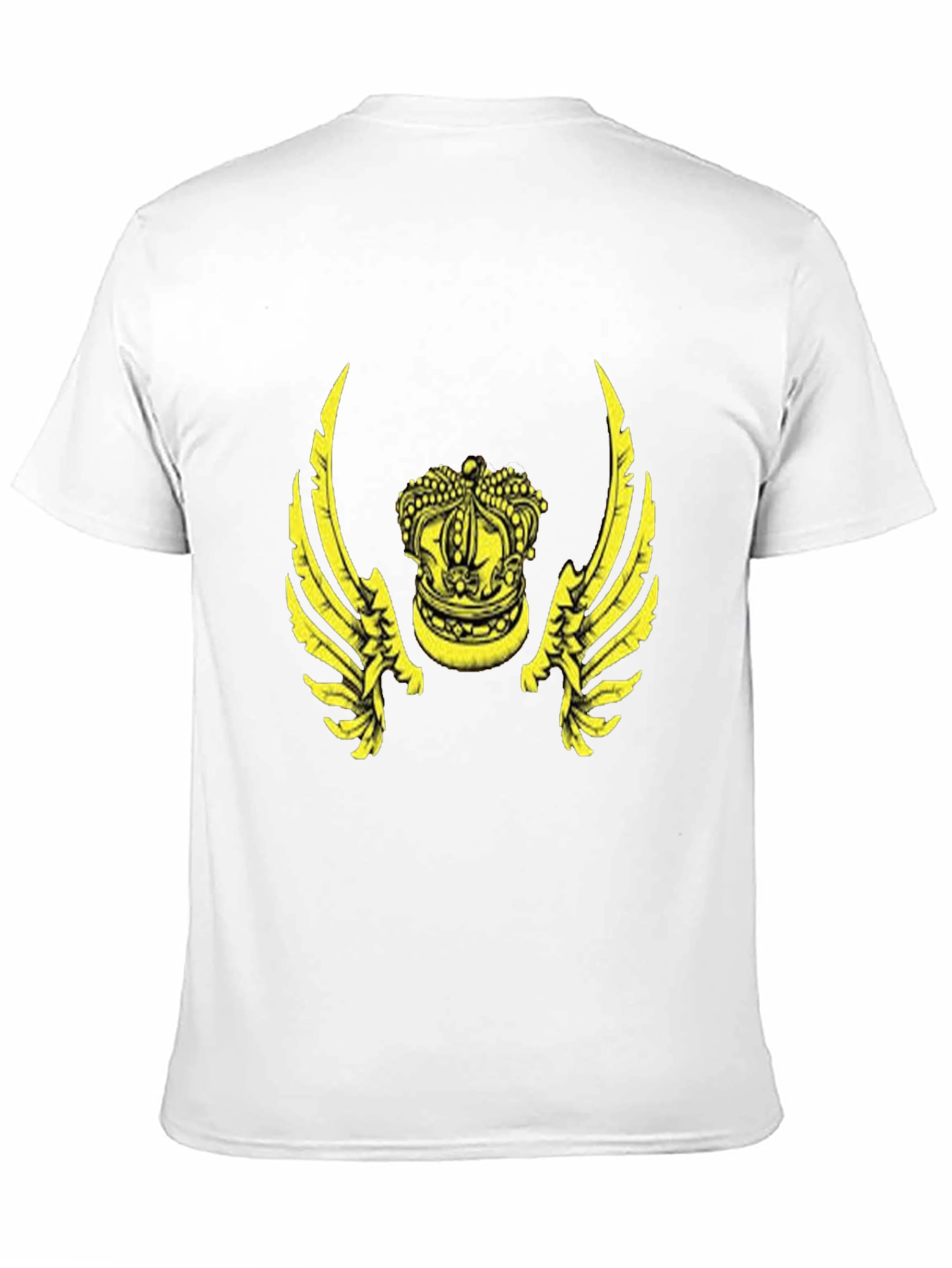 Winged Crown Black Graphic Tee