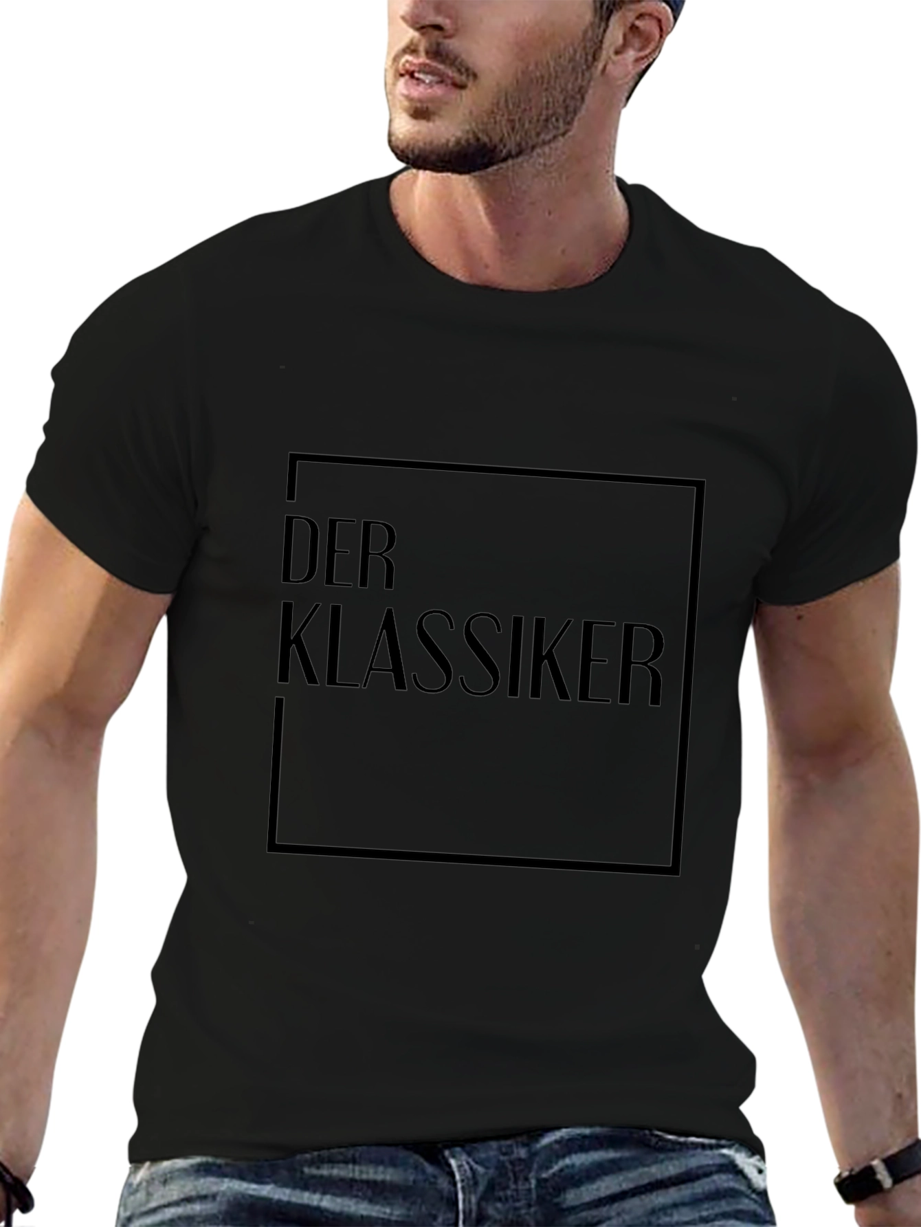 Der Klassiker Black Graphic Tee