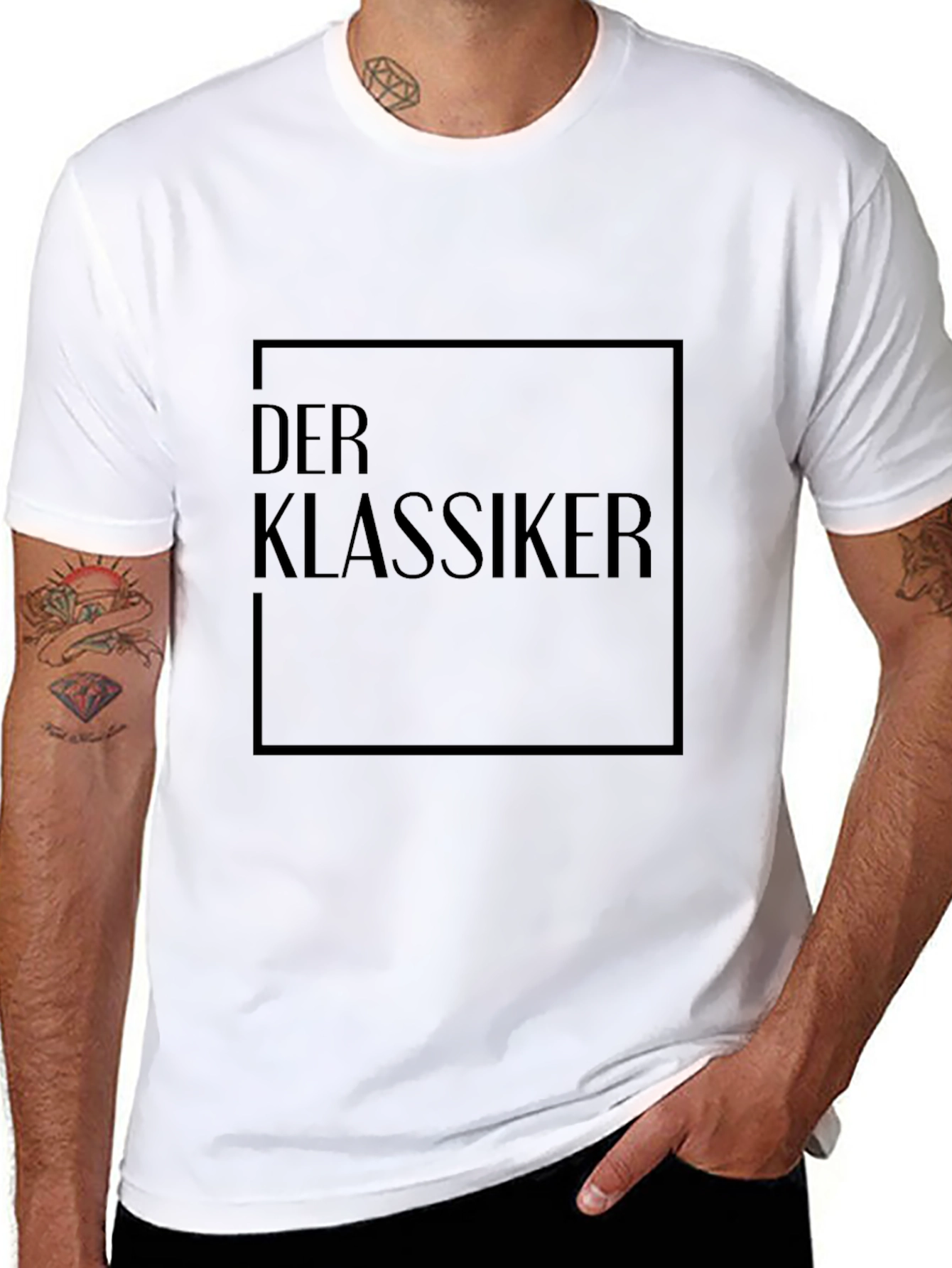 Der Klassiker Black Graphic Tee