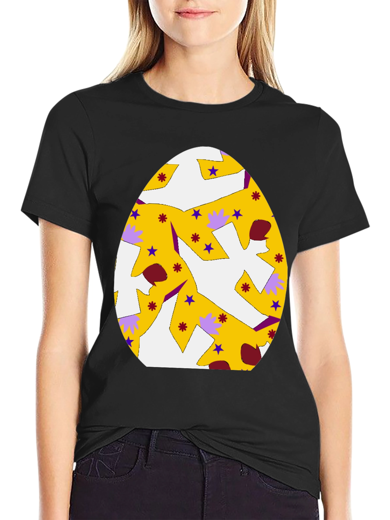 Easter Egg Graphic Tee - Festive Style