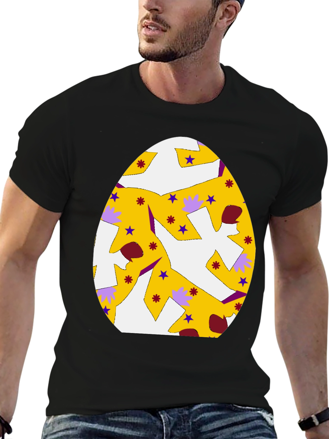Easter Egg Graphic Tee - Festive Style