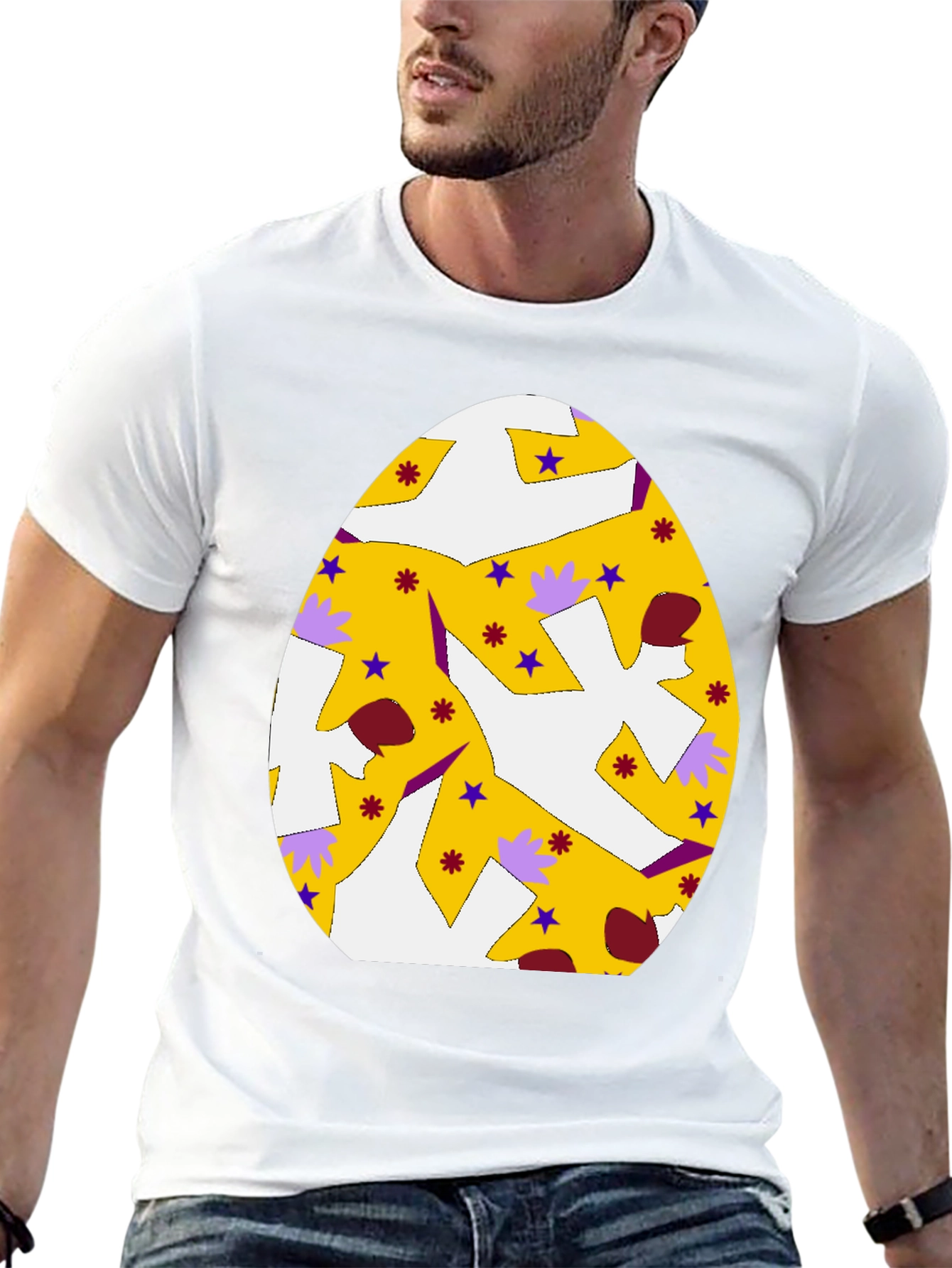 Easter Egg Graphic Tee - Festive Style