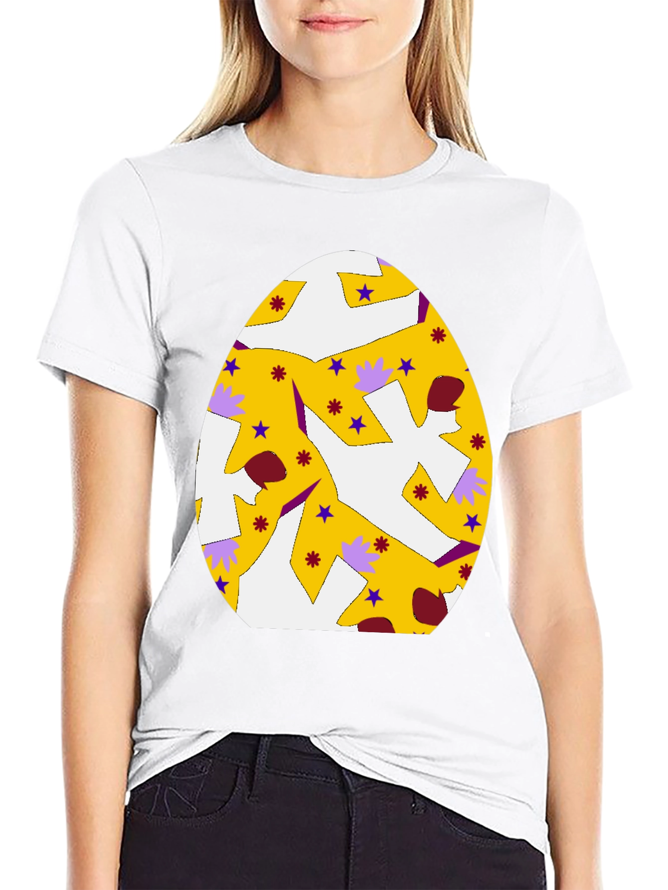 Easter Egg Graphic Tee - Festive Style