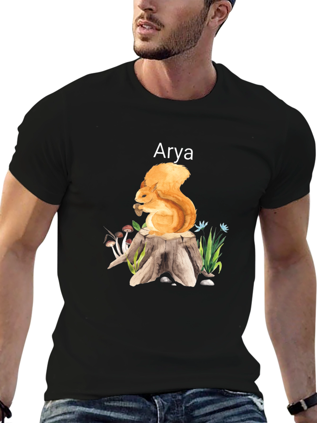Squirrel & Arya Tee - Nature Lovers Apparel