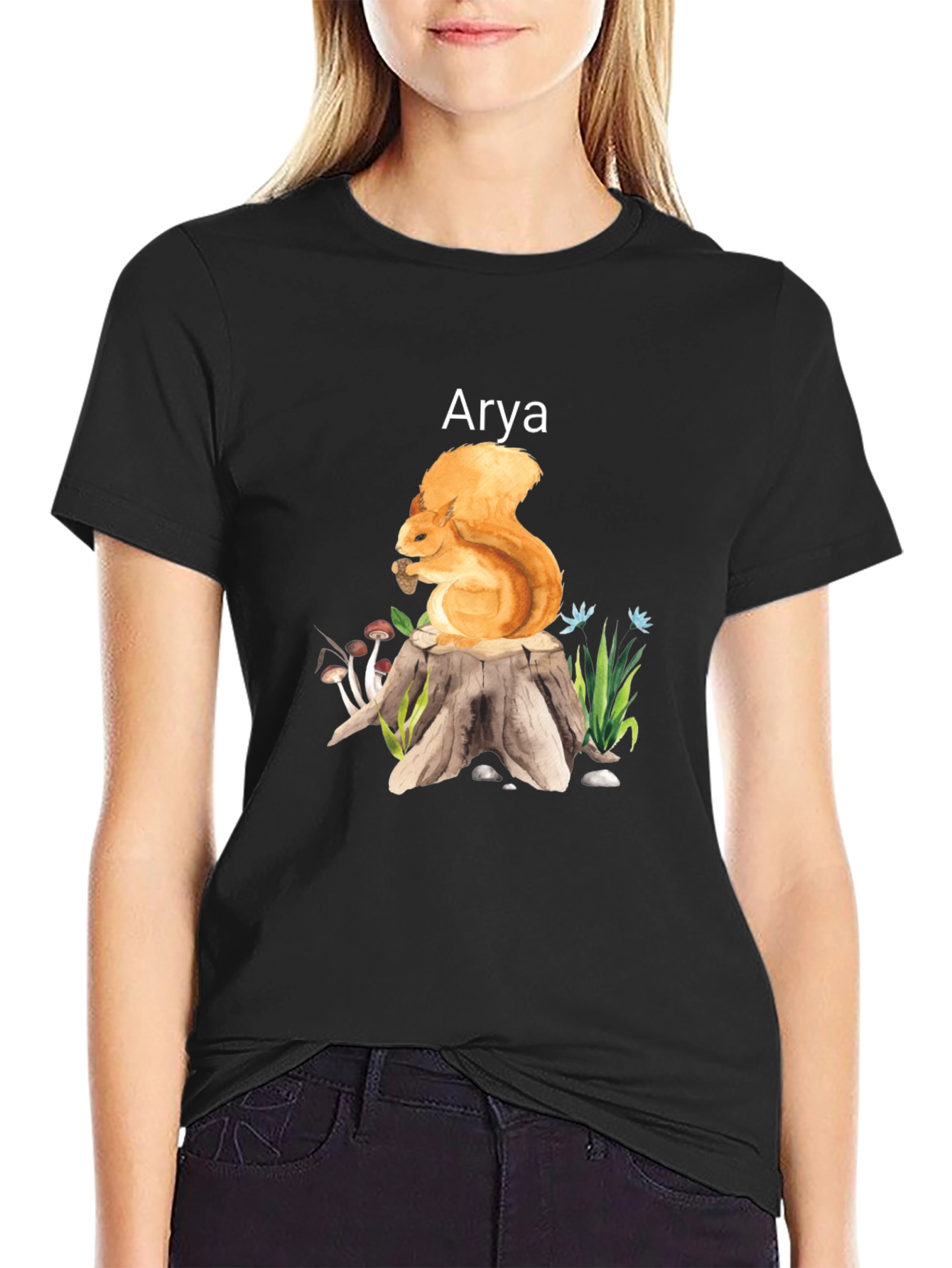 Squirrel & Arya Tee - Nature Lovers Apparel