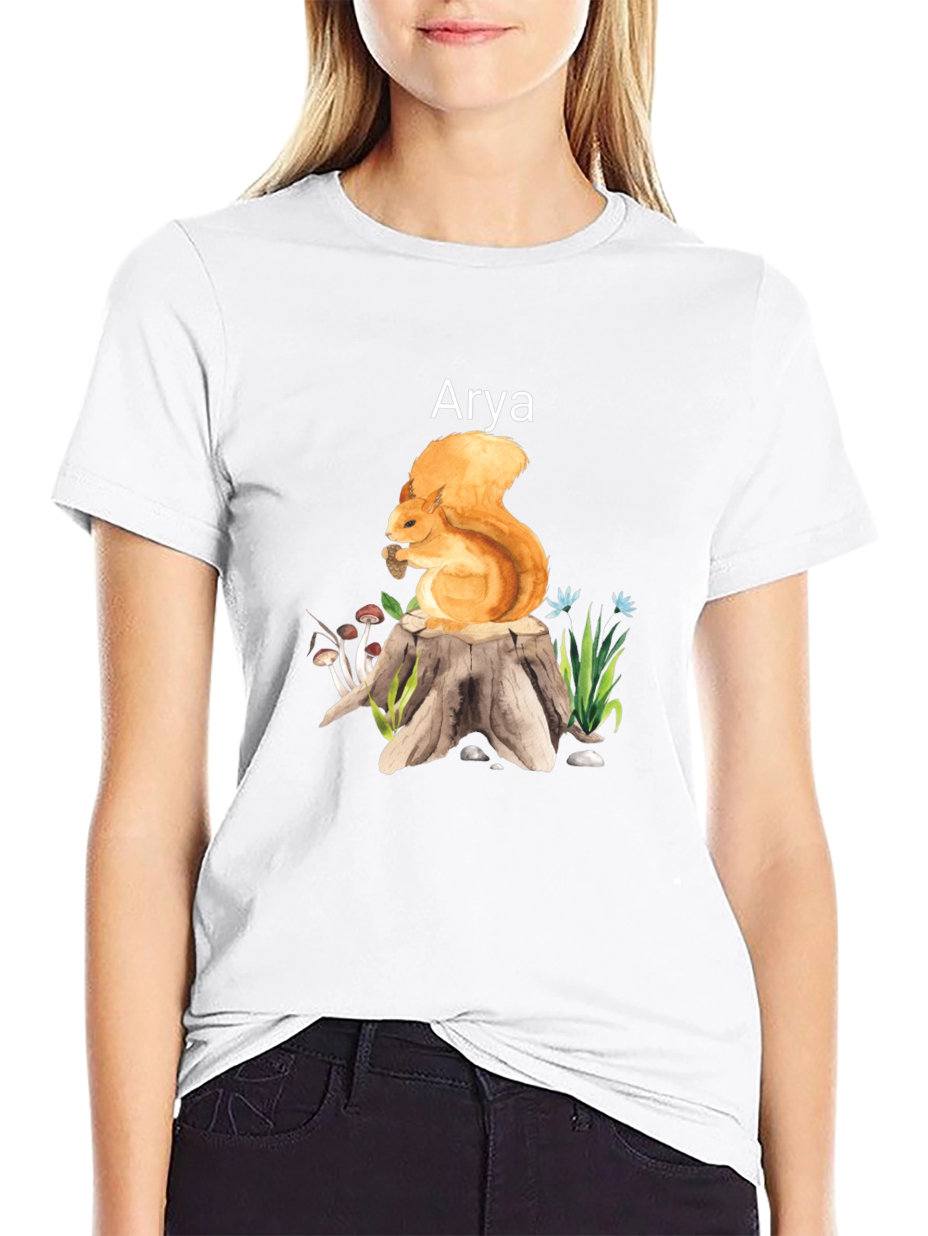 Squirrel & Arya Tee - Nature Lovers Apparel