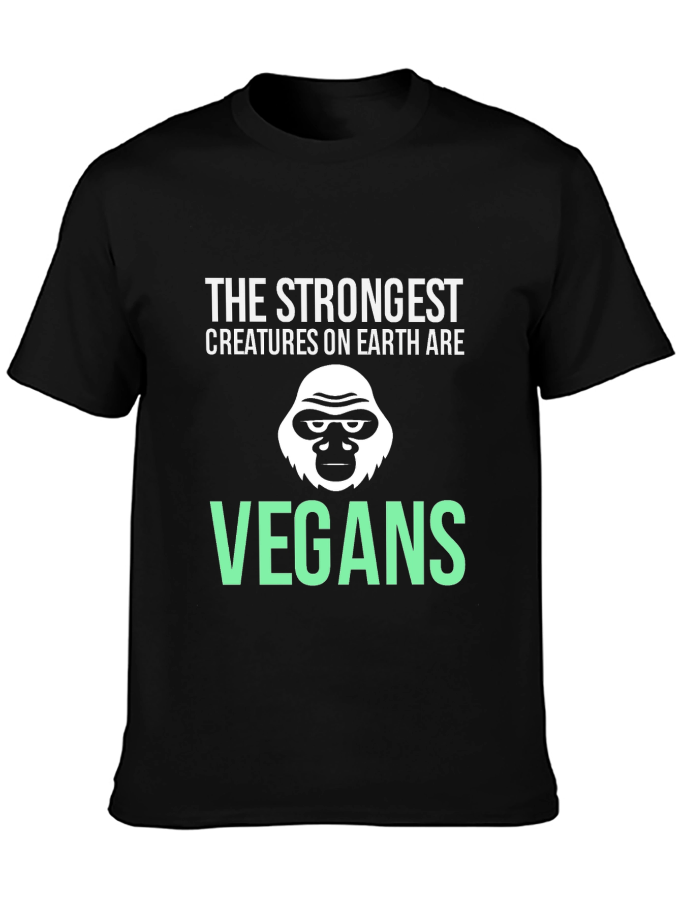 Vegan Gorilla T-Shirt - Strongest Creatures Tee
