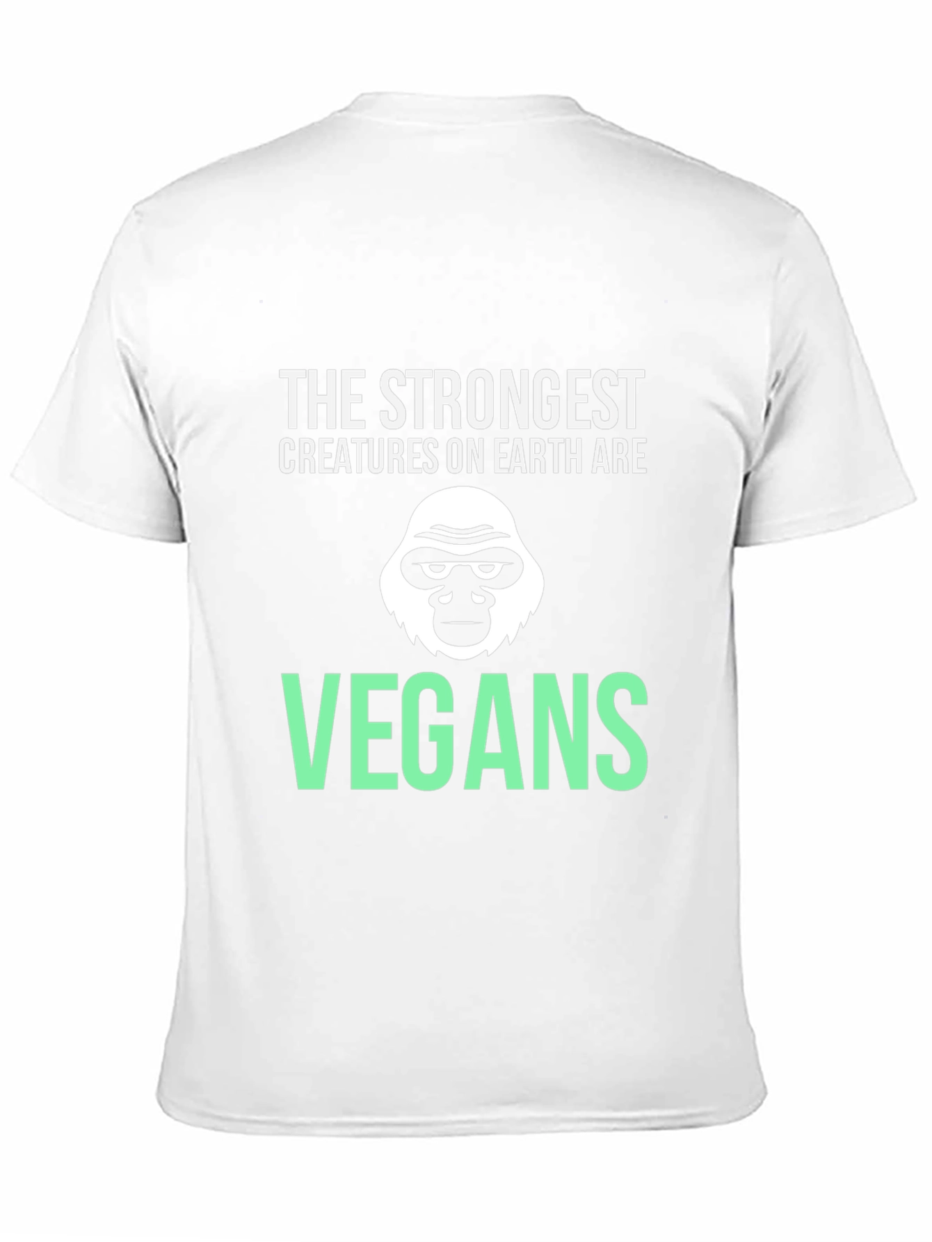 Vegan Gorilla T-Shirt - Strongest Creatures Tee