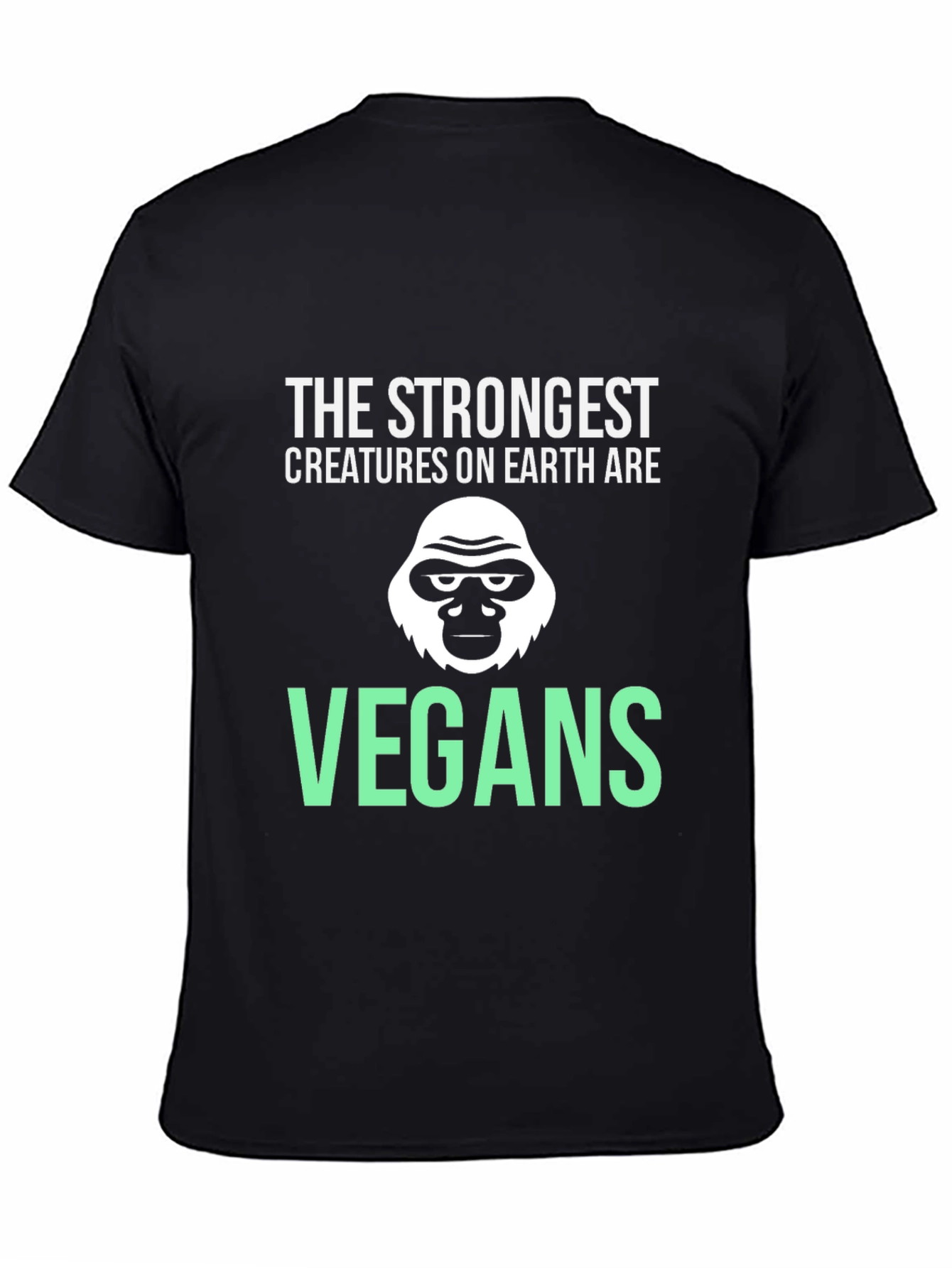 Vegan Gorilla T-Shirt - Strongest Creatures Tee