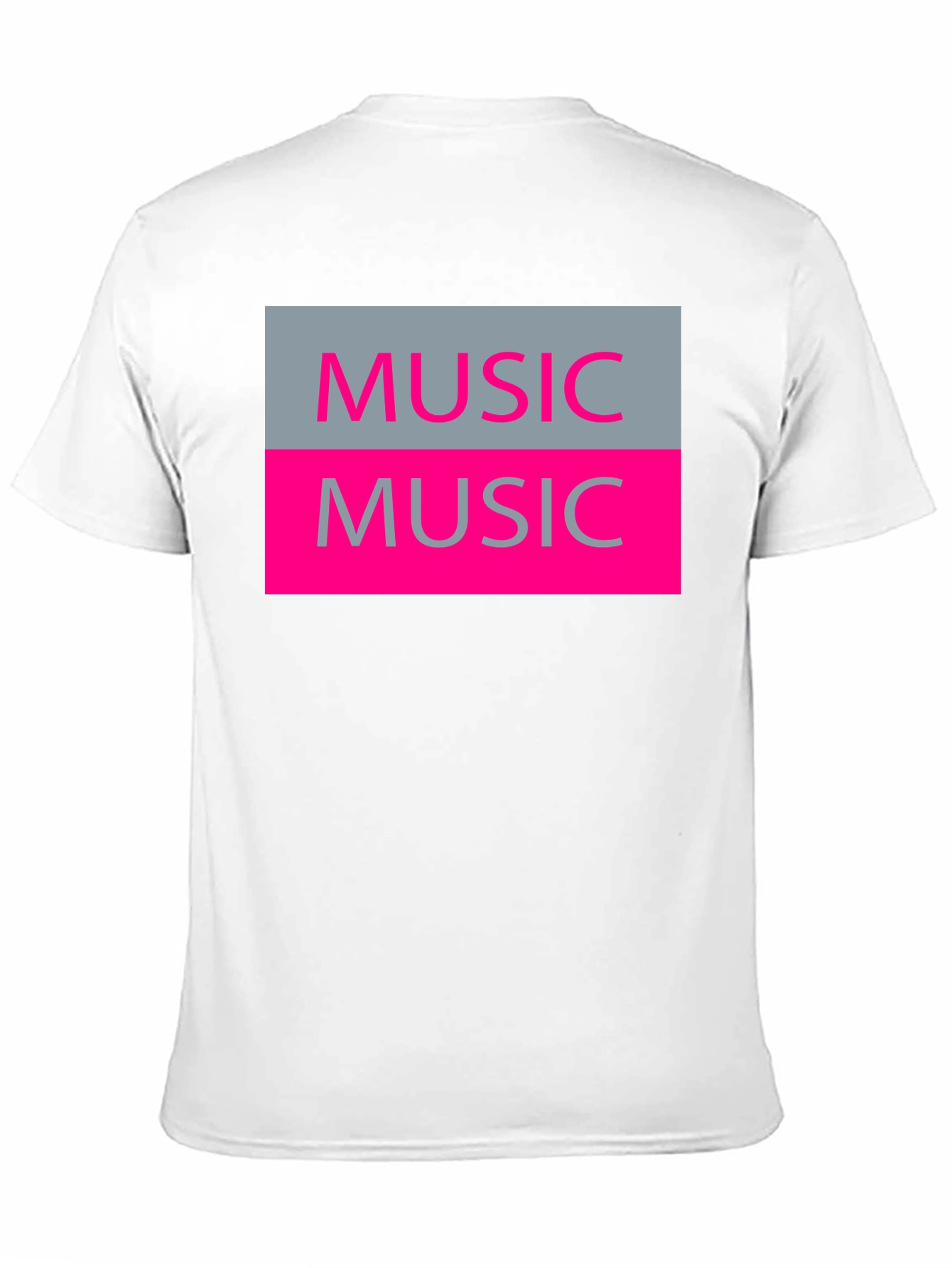 Music Graphic T-Shirt - Black Cotton Tee