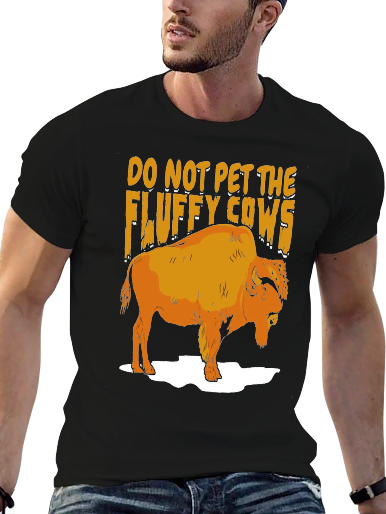 Do Not Pet The Fluffy Cows T-Shirt