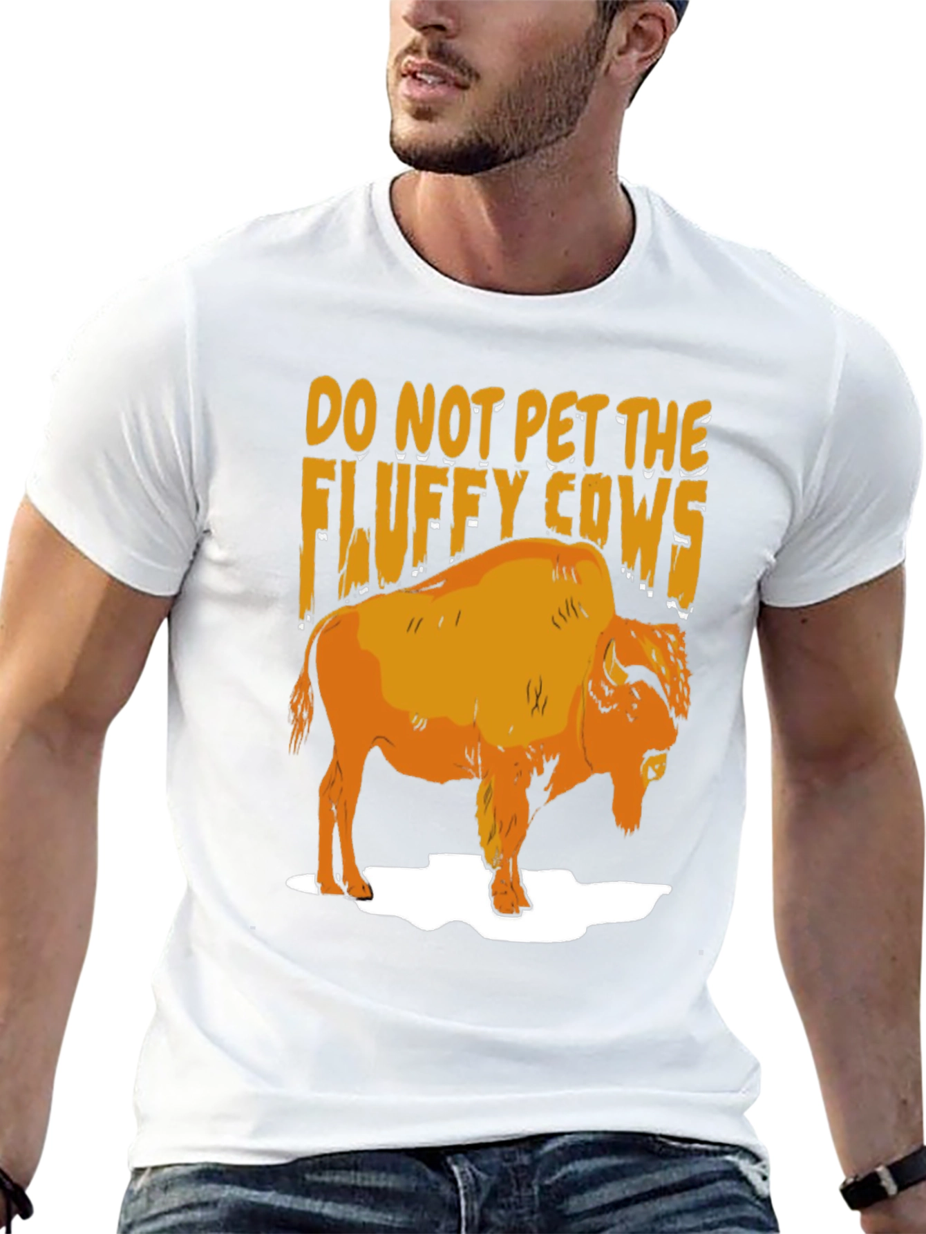 Do Not Pet The Fluffy Cows T-Shirt