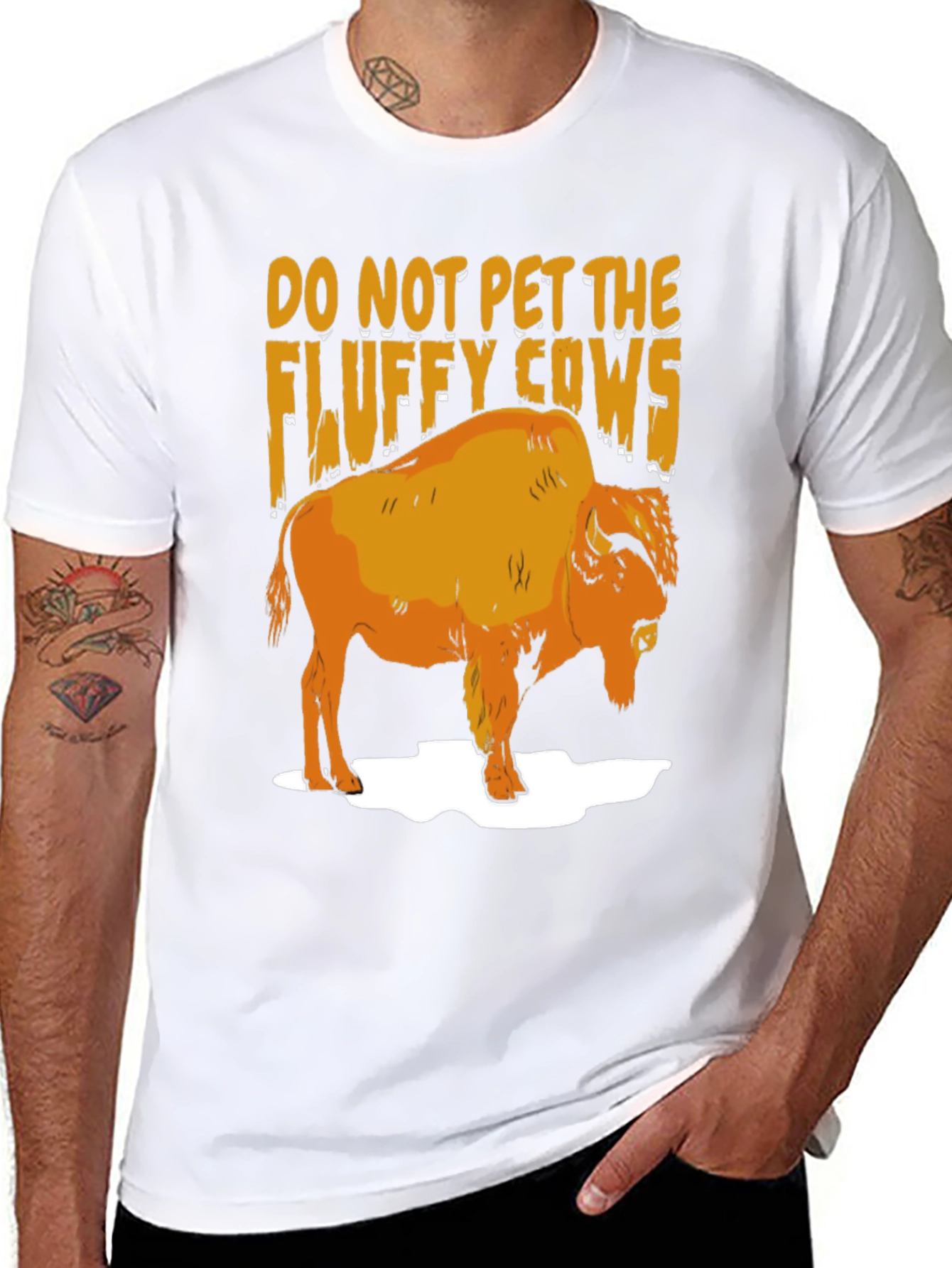 Do Not Pet The Fluffy Cows T-Shirt