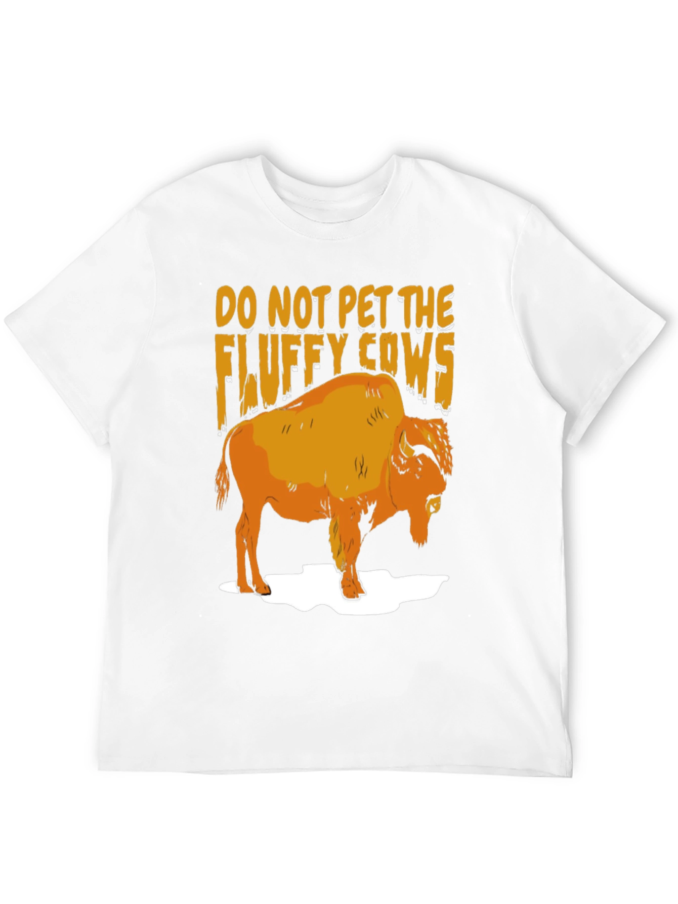 Do Not Pet The Fluffy Cows T-Shirt