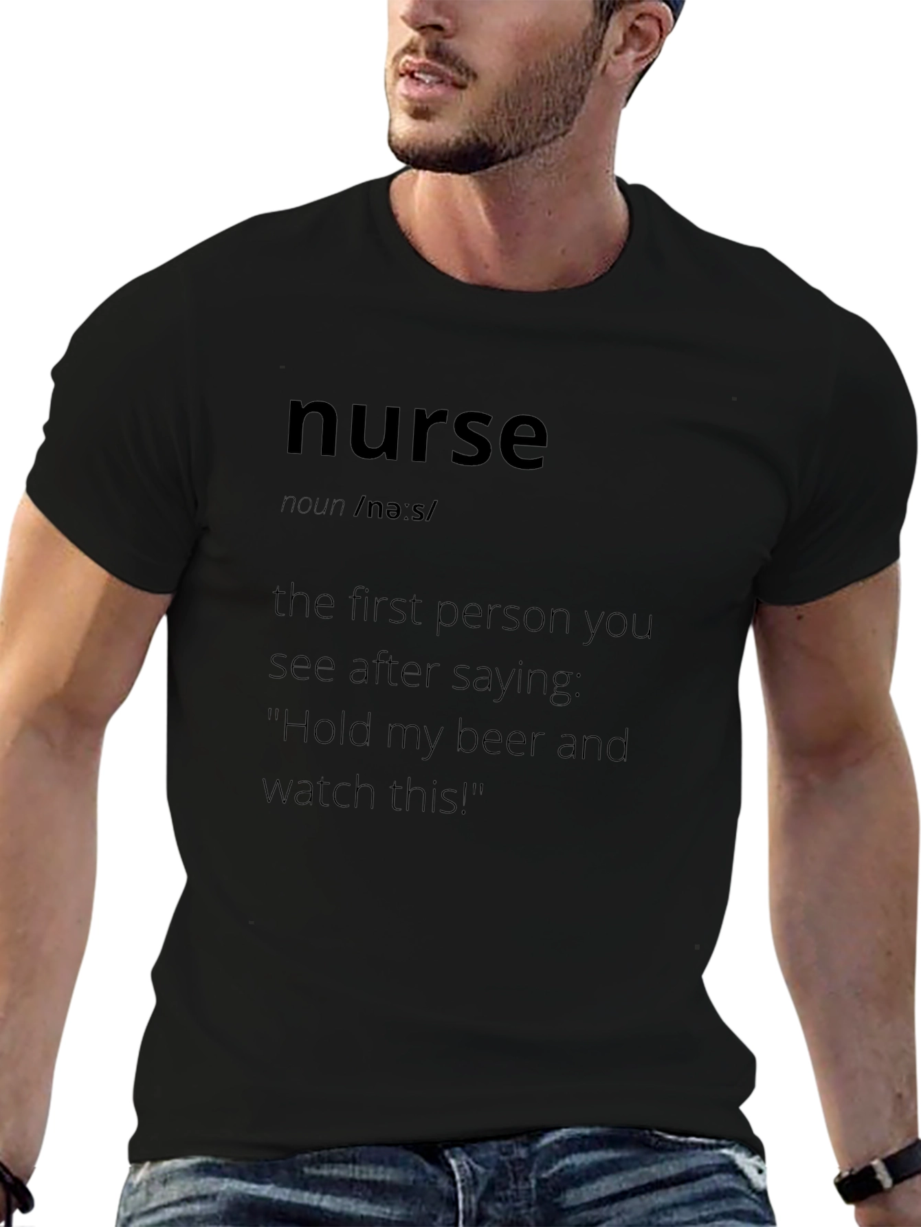 Nurse Definition Graphic Tee - Humorous Design