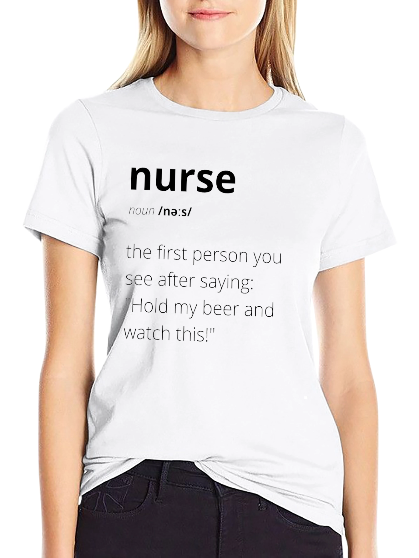 Nurse Definition Graphic Tee - Humorous Design