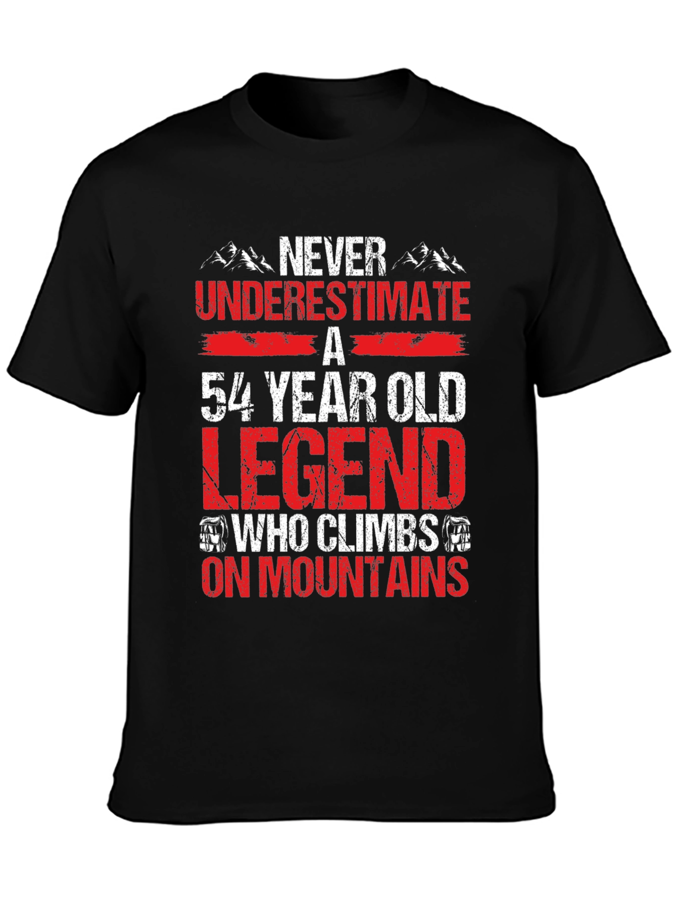 54 Year Old Legend Mountain Climber T-Shirt