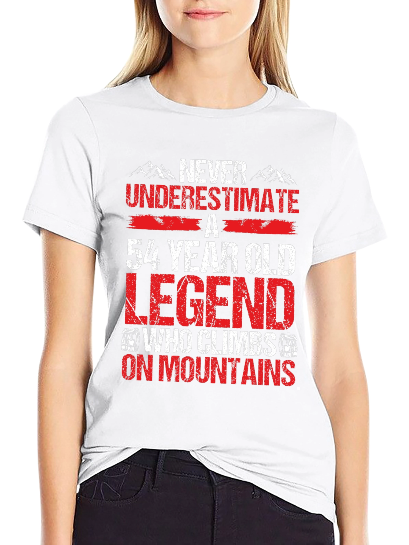 54 Year Old Legend Mountain Climber T-Shirt