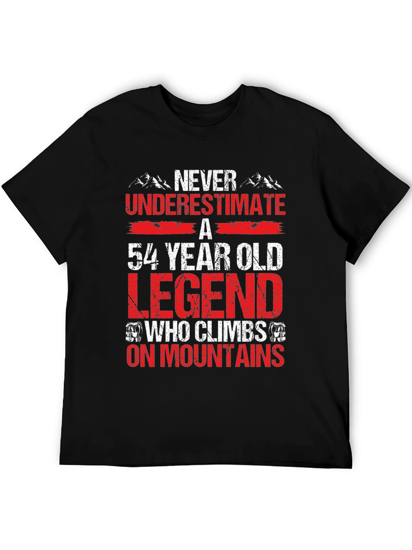 54 Year Old Legend Mountain Climber T-Shirt