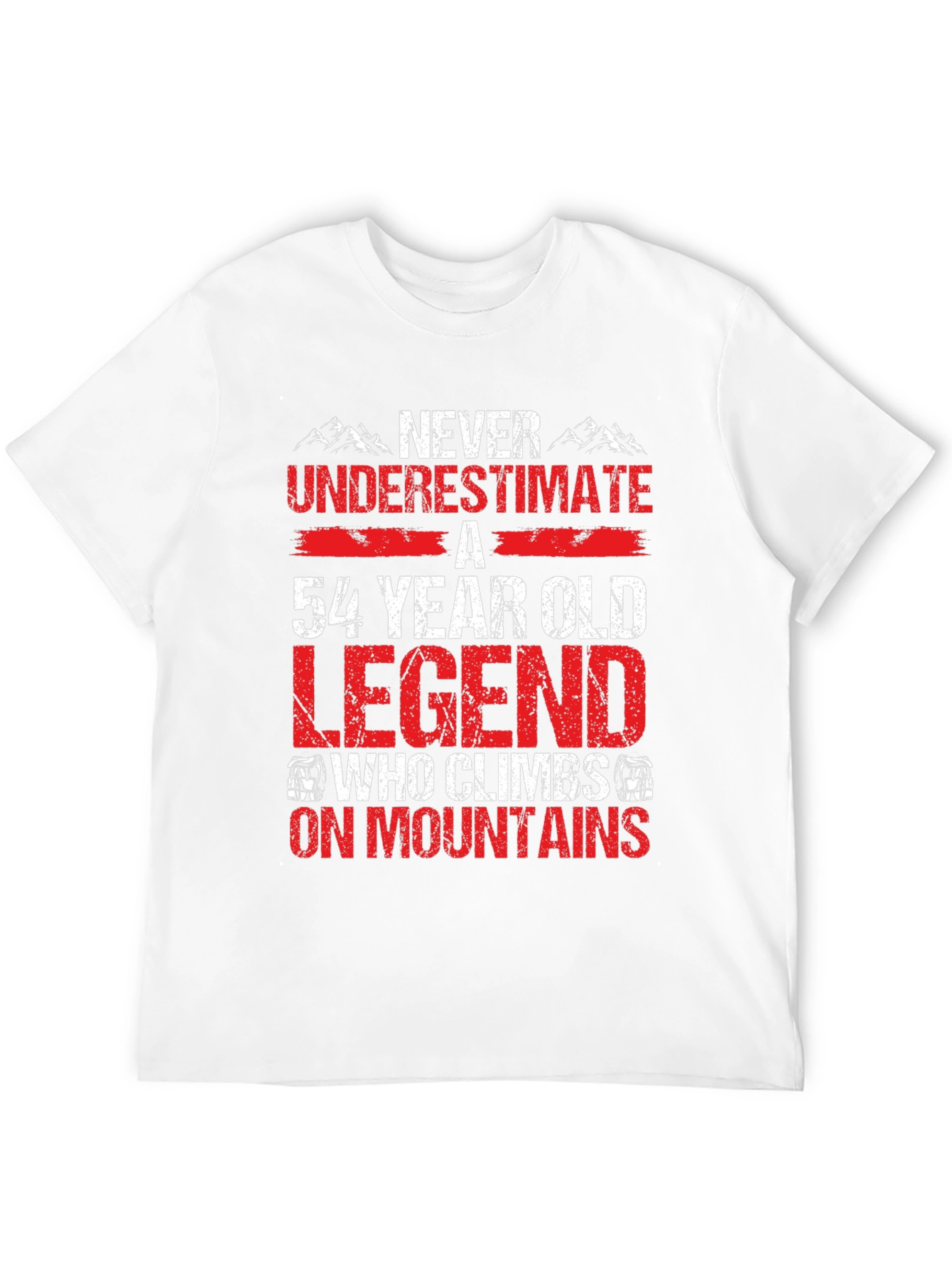 54 Year Old Legend Mountain Climber T-Shirt