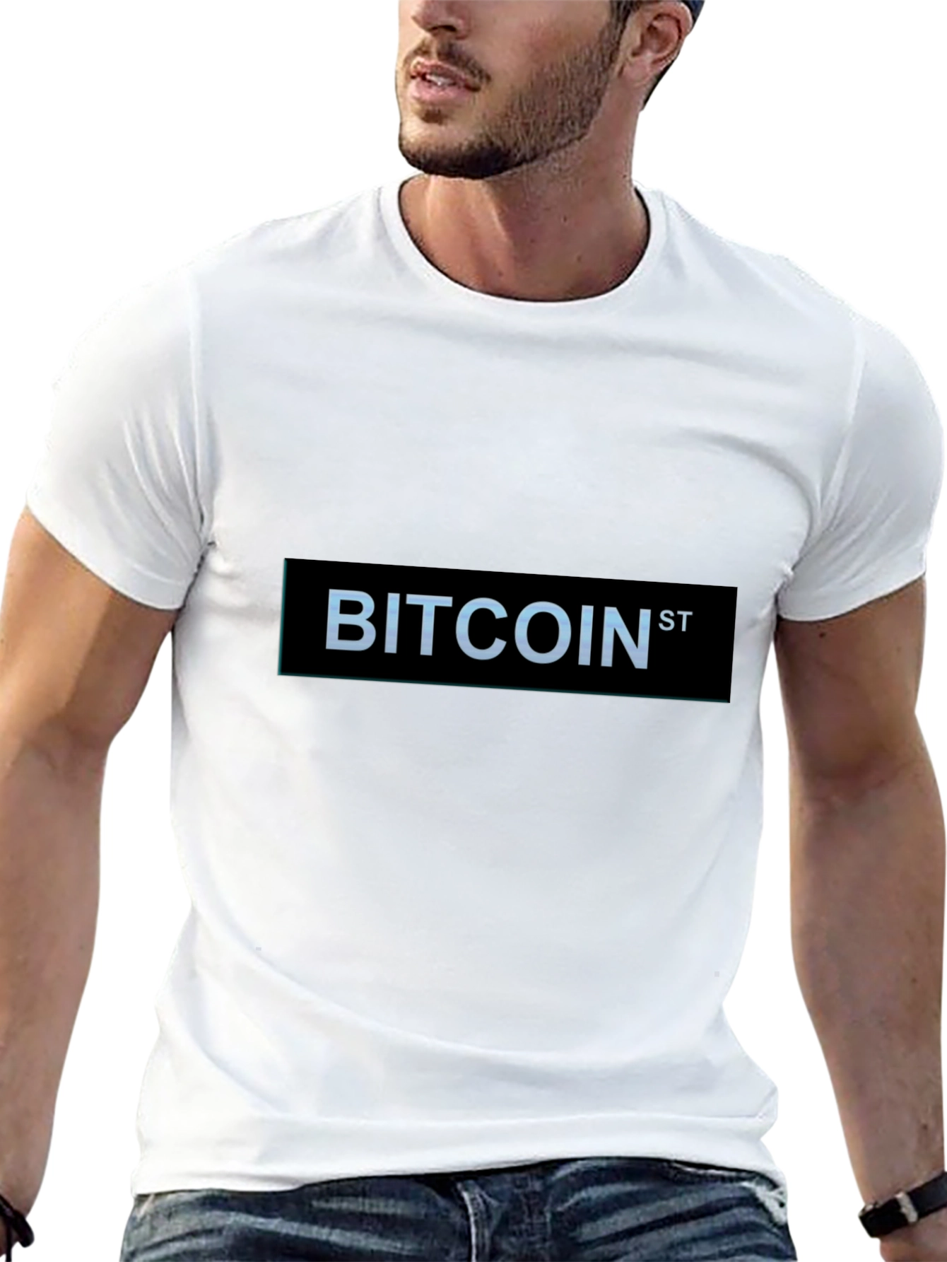 Bitcoin Street Black T-Shirt