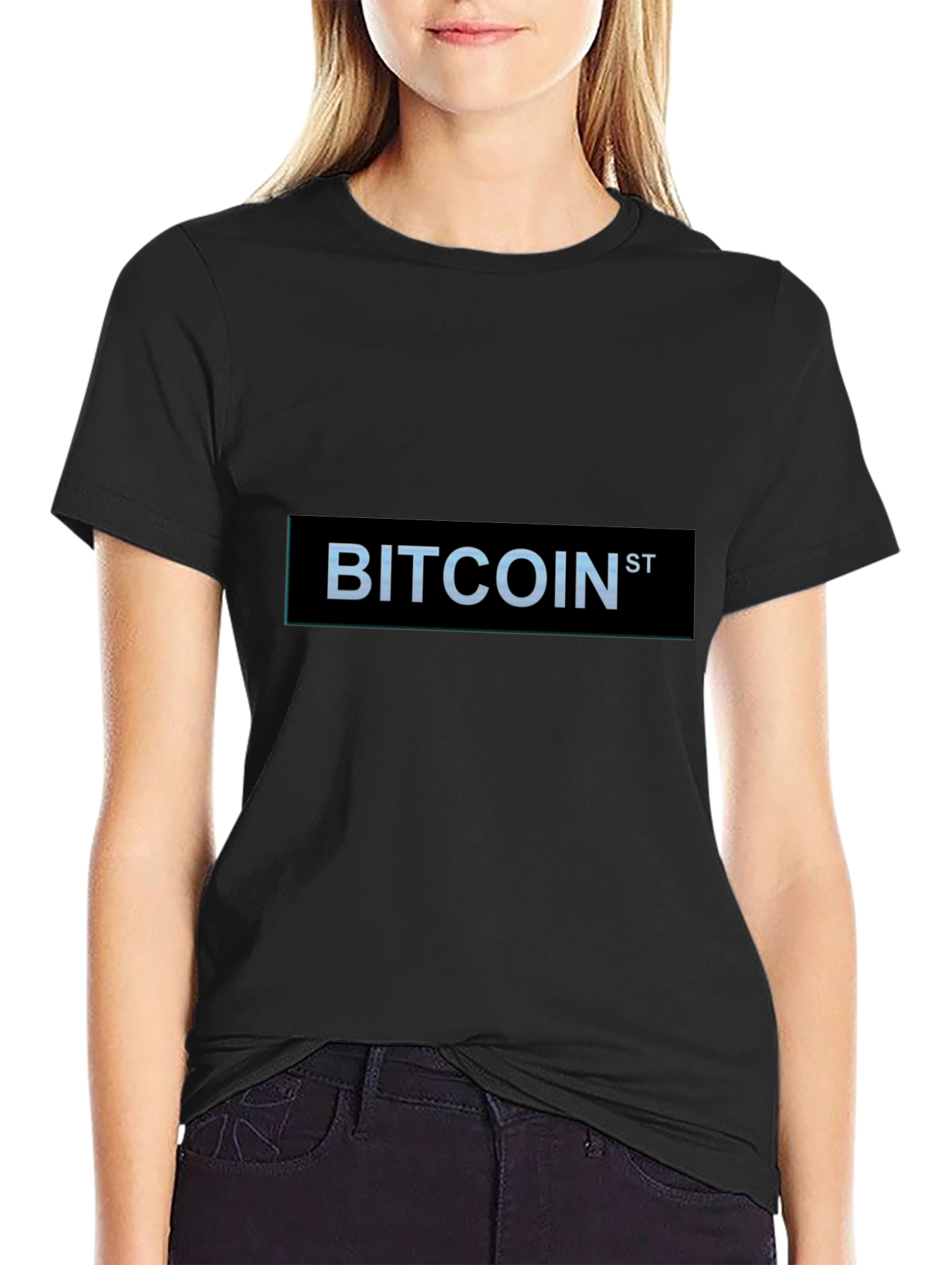 Bitcoin Street Black T-Shirt