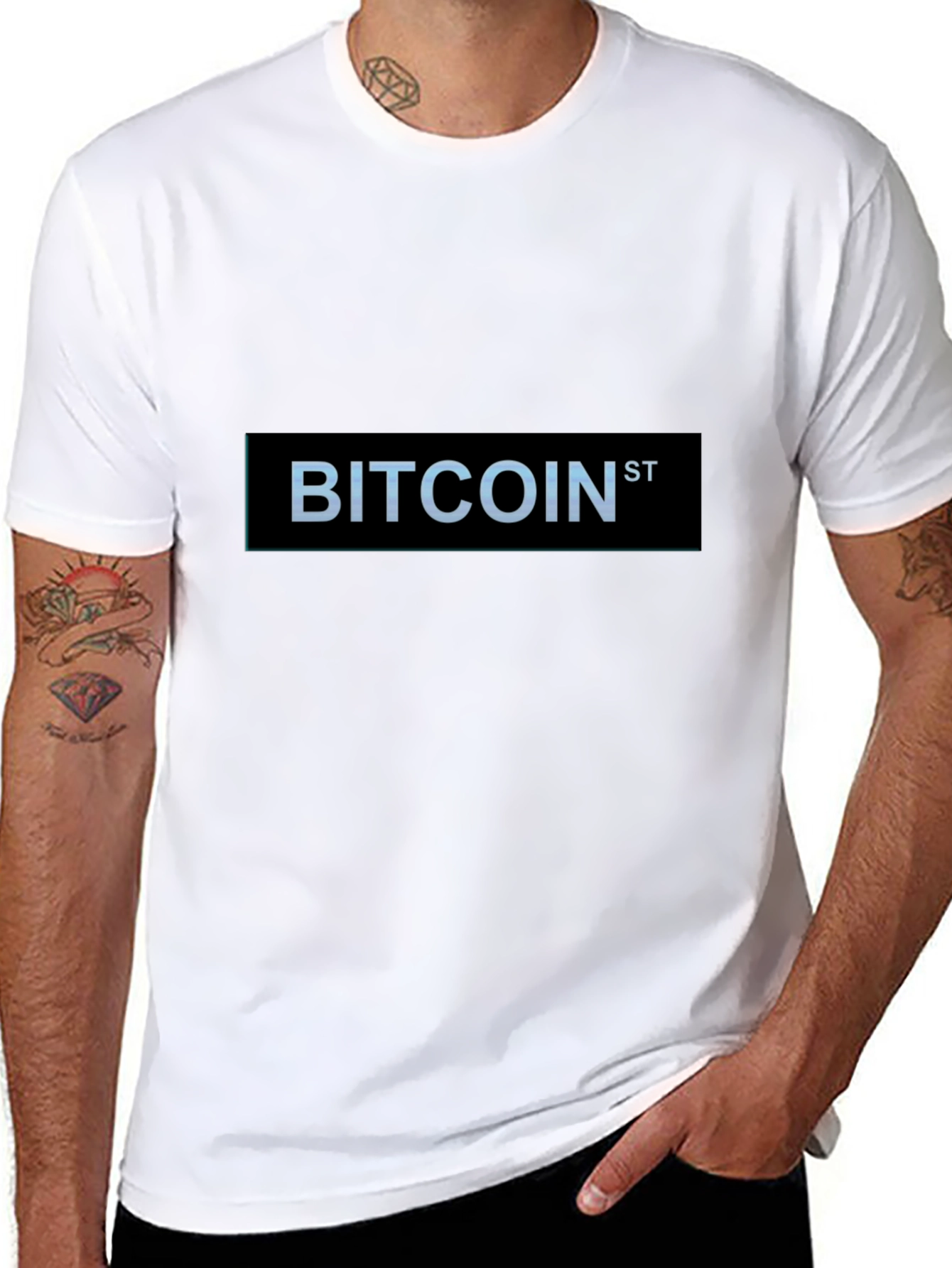 Bitcoin Street Black T-Shirt