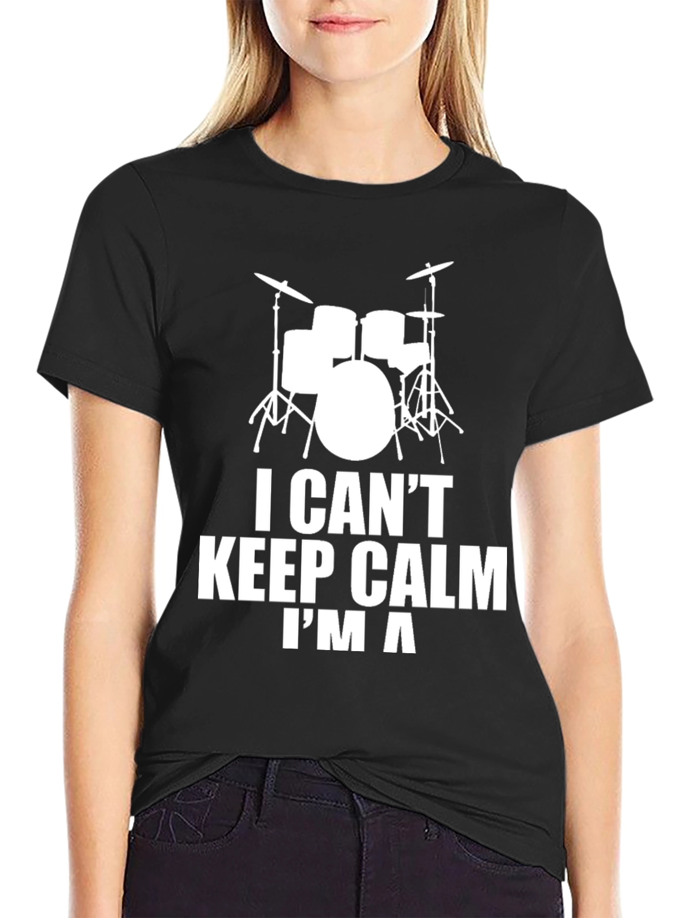 I Cant Keep Calm Im A Drummer T-Shirt
