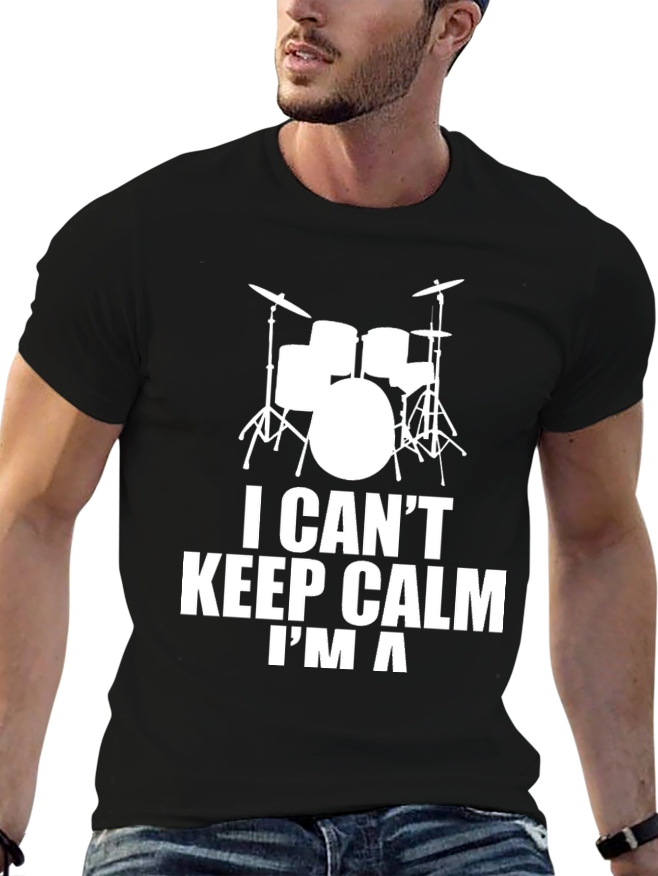 I Cant Keep Calm Im A Drummer T-Shirt