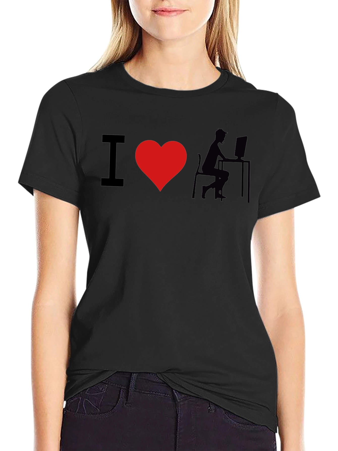 I Heart Coding Black T-Shirt