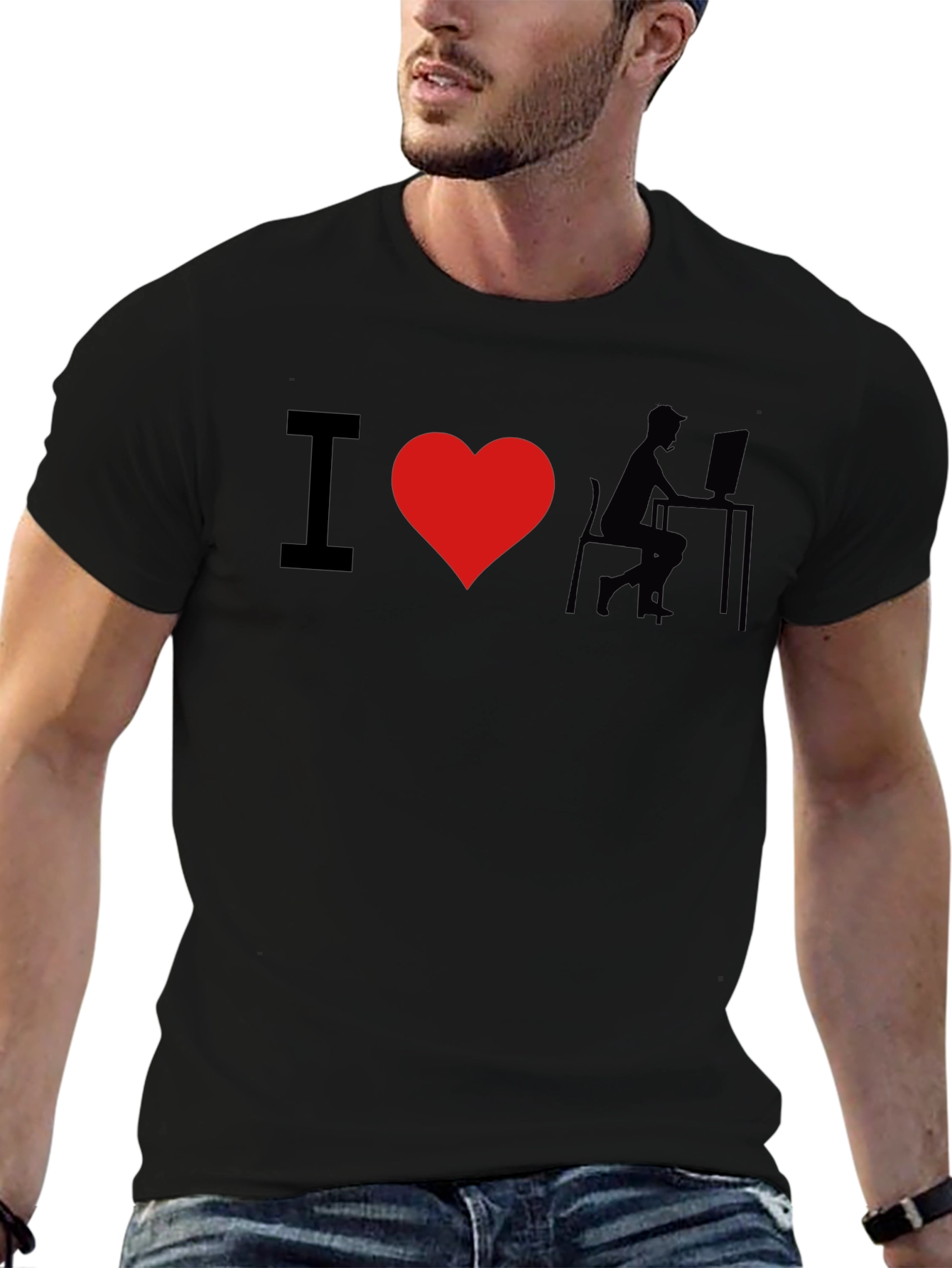 I Heart Coding Black T-Shirt
