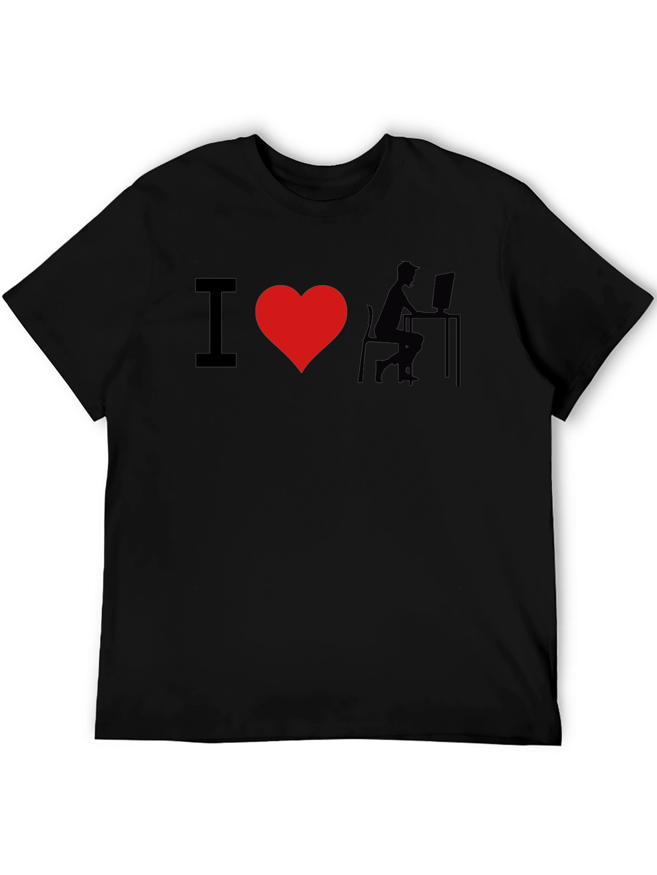 I Heart Coding Black T-Shirt