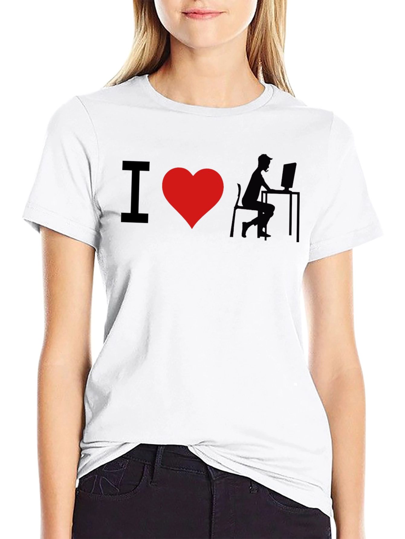 I Heart Coding Black T-Shirt