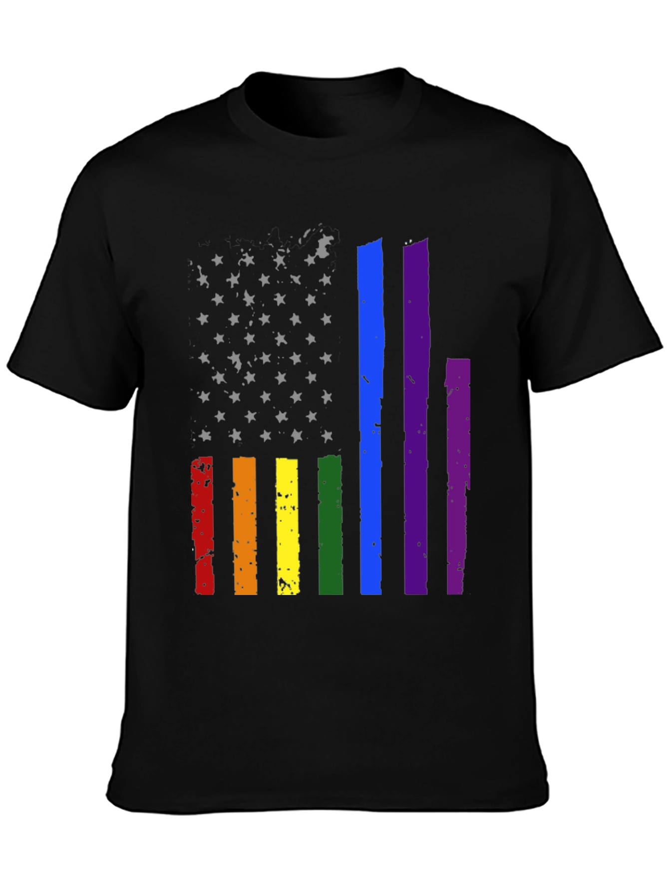 Pride American Flag Graphic Tee