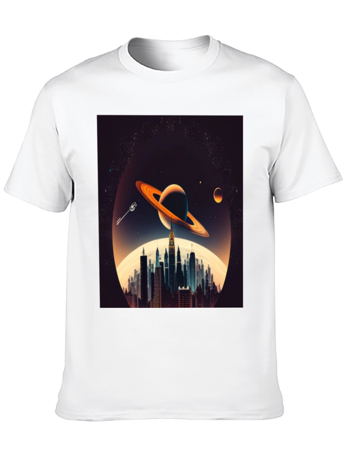 Cosmic Cityscape Graphic Tee