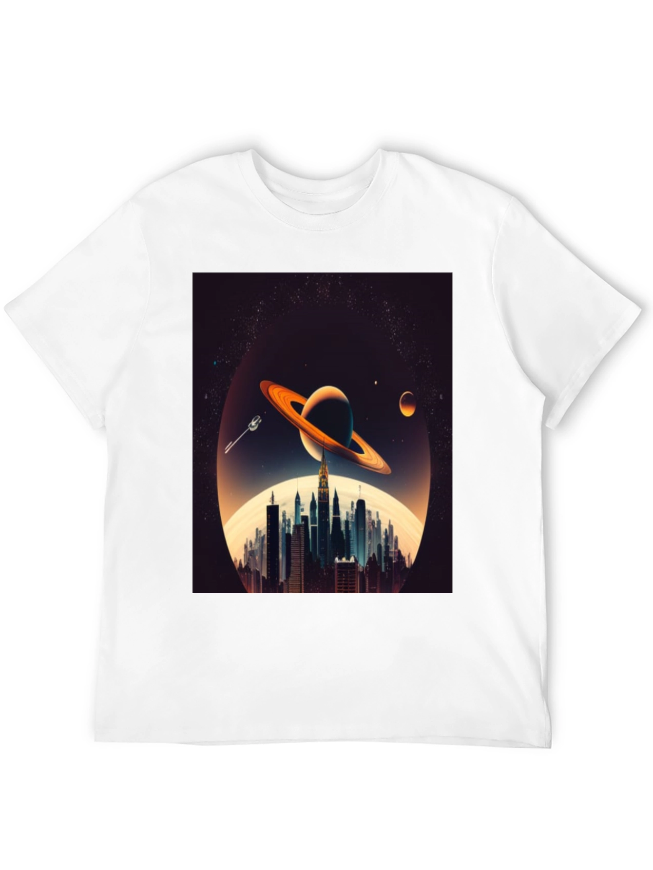 Cosmic Cityscape Graphic Tee