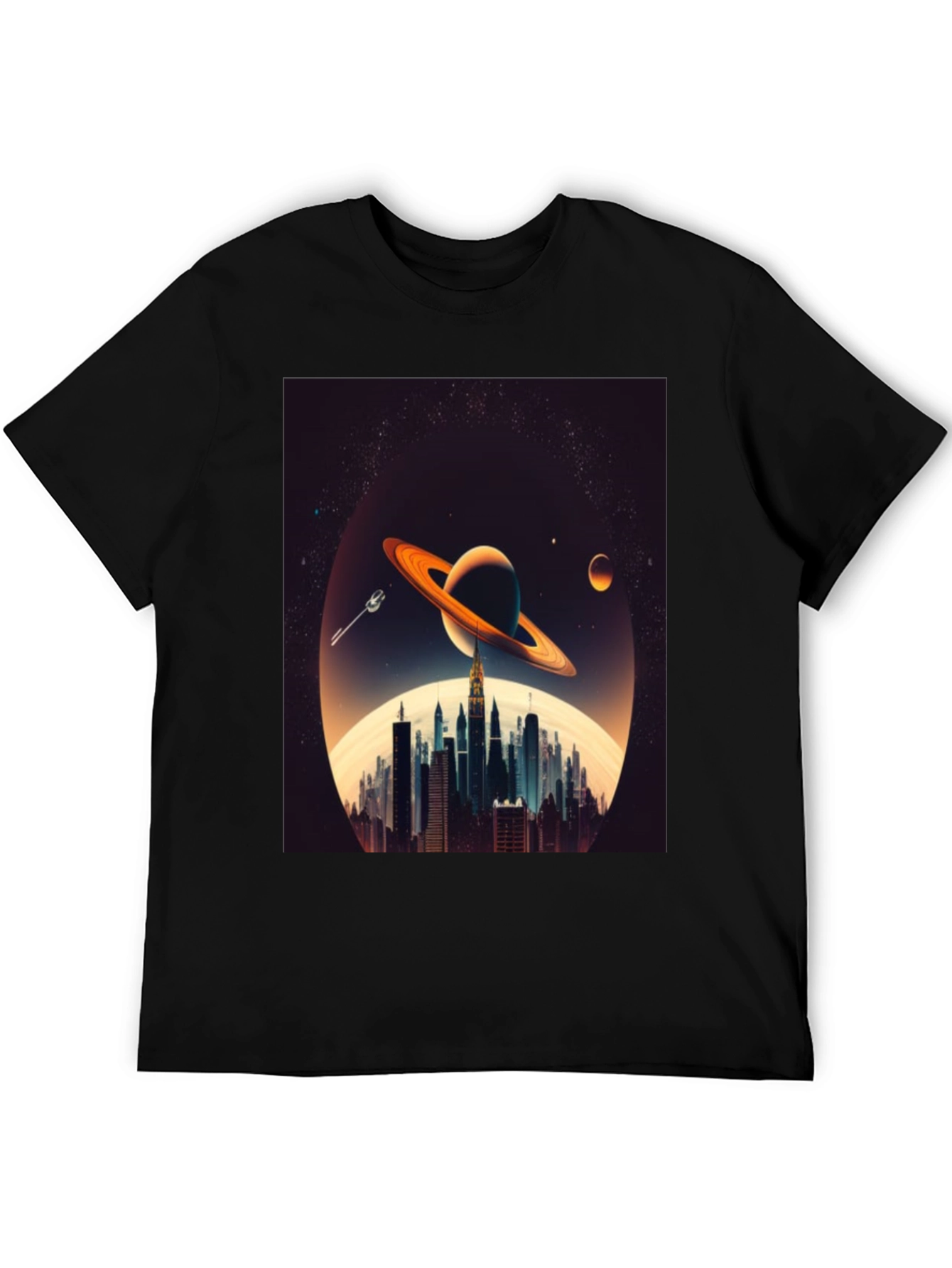 Cosmic Cityscape Graphic Tee