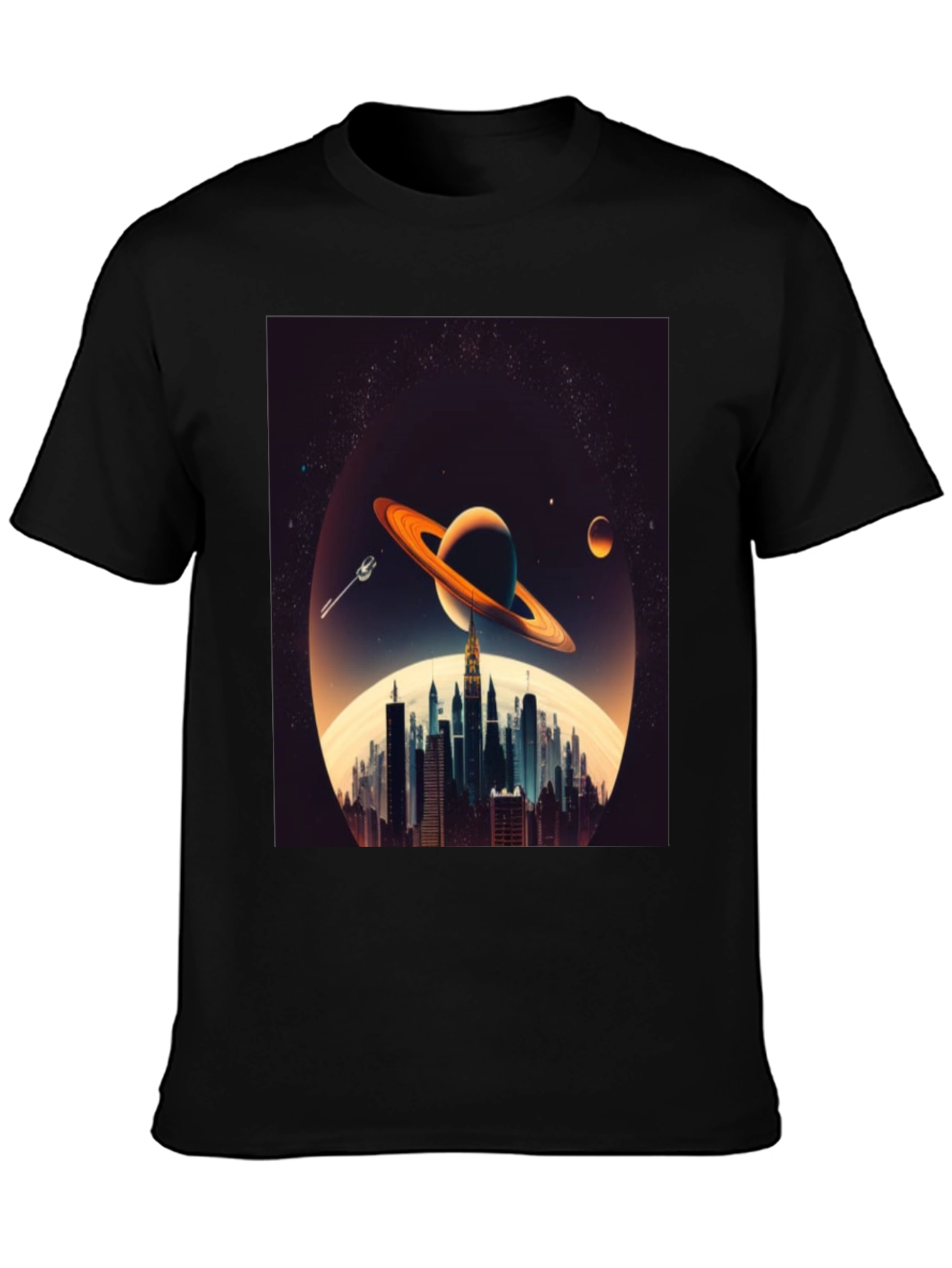 Cosmic Cityscape Graphic Tee