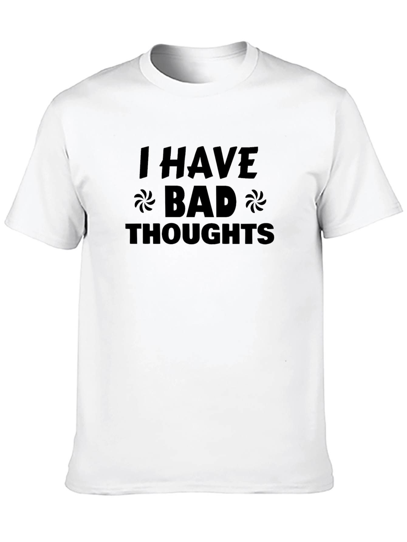 I Have Bad Thoughts Graphic Tee - Black