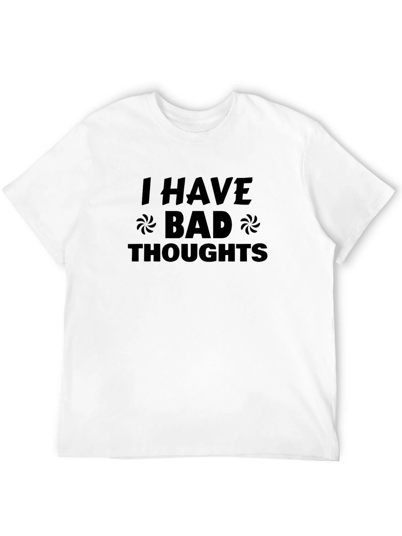 I Have Bad Thoughts Graphic Tee - Black