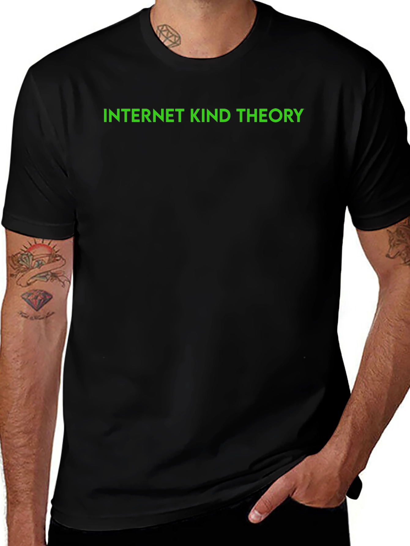 Internet Kind Theory Black T-Shirt