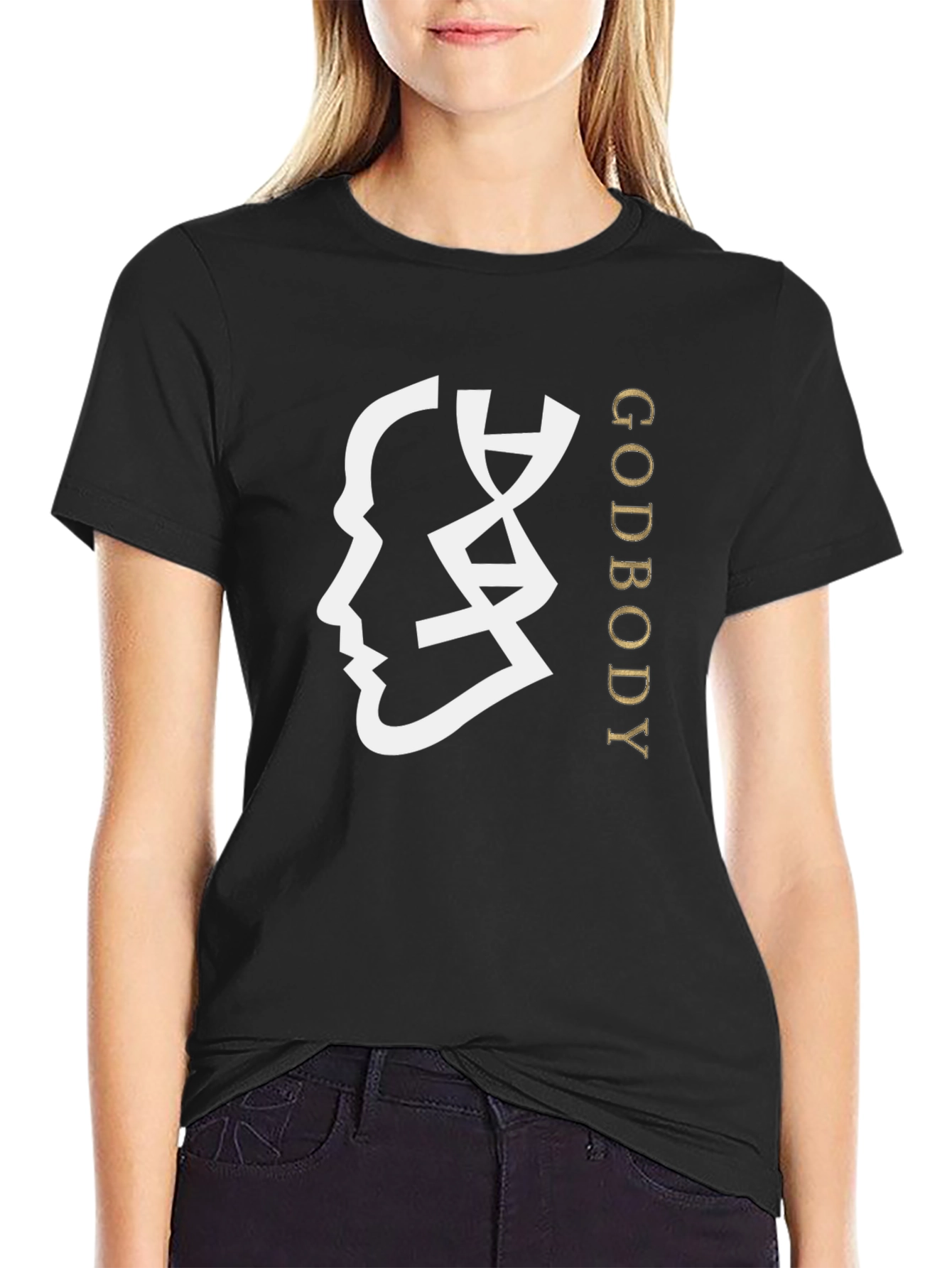 GodBody Black Graphic Tee